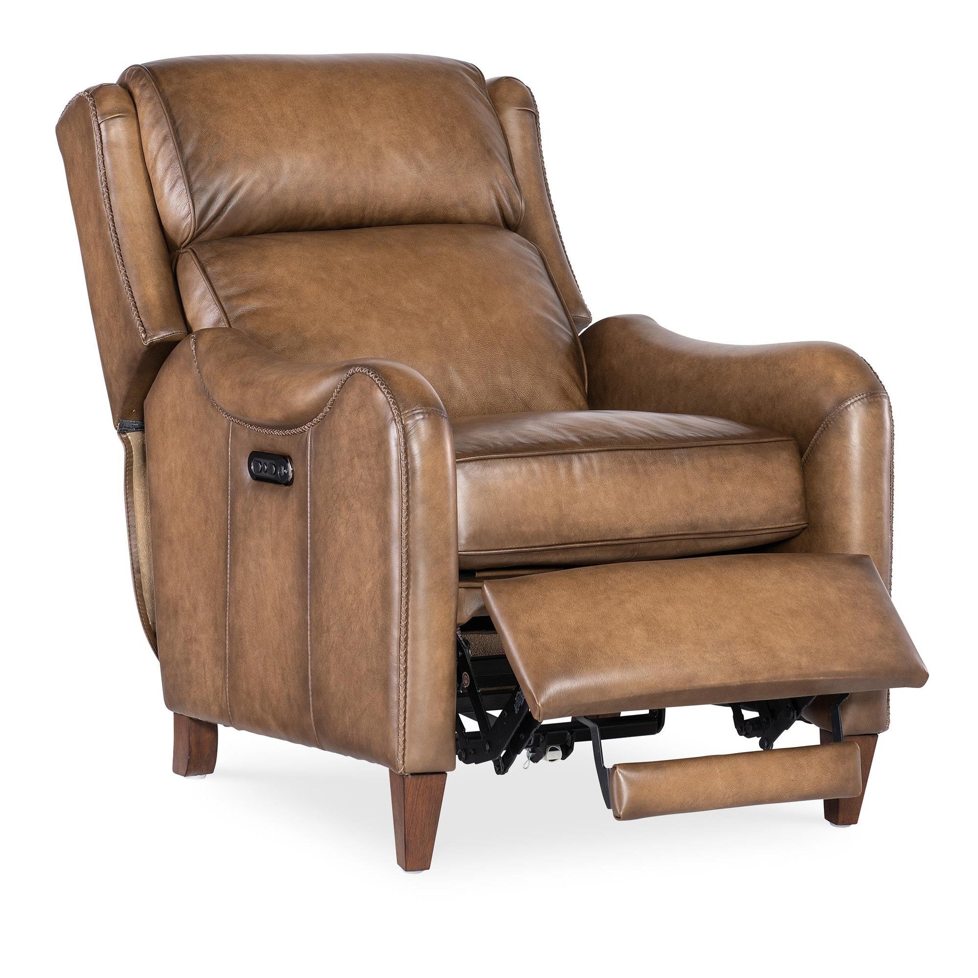 Carrie Leather Power Headrest Recliner