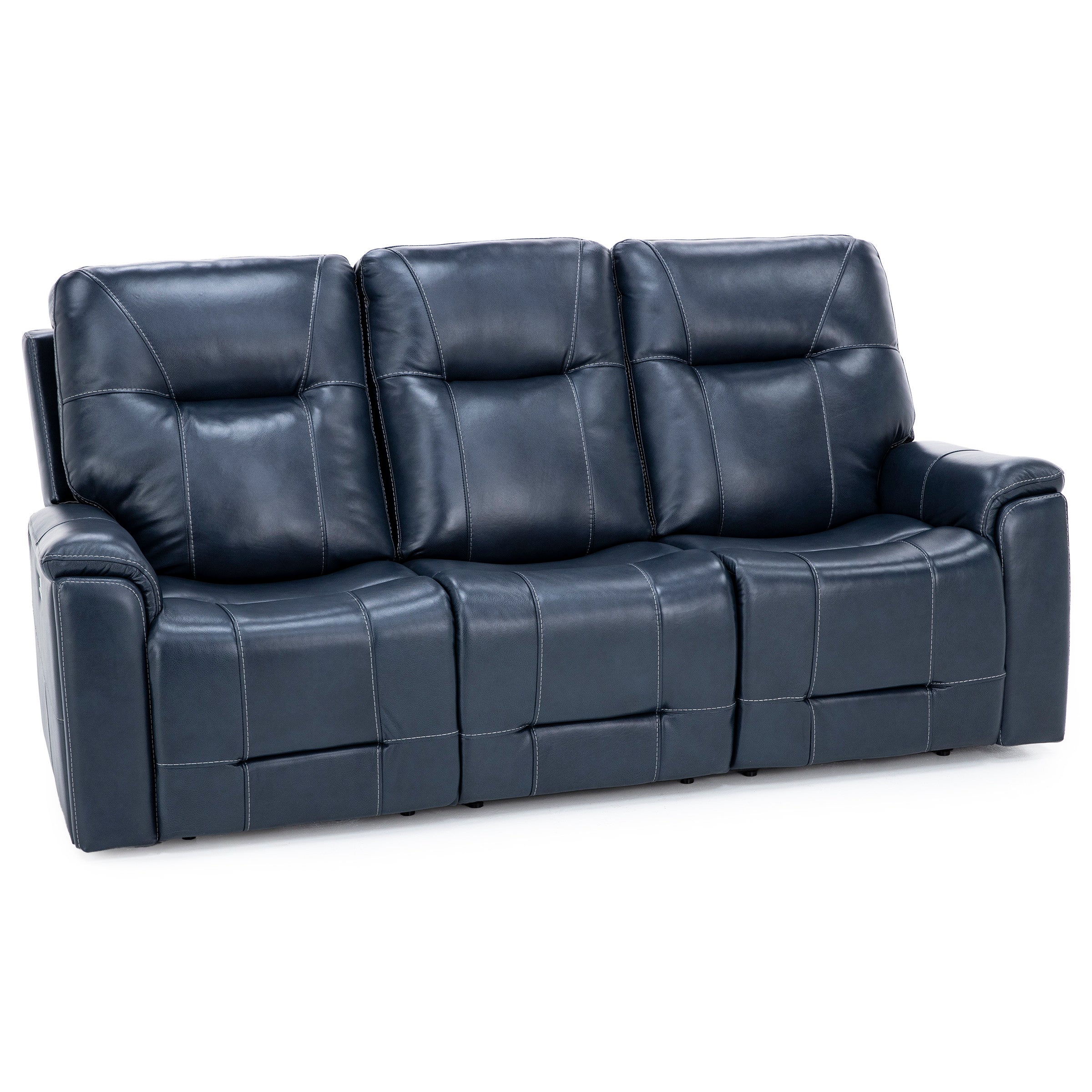 Matthew Leather Fully Loaded Zero Gravity Reclining Sofa With Hidden Cupholders