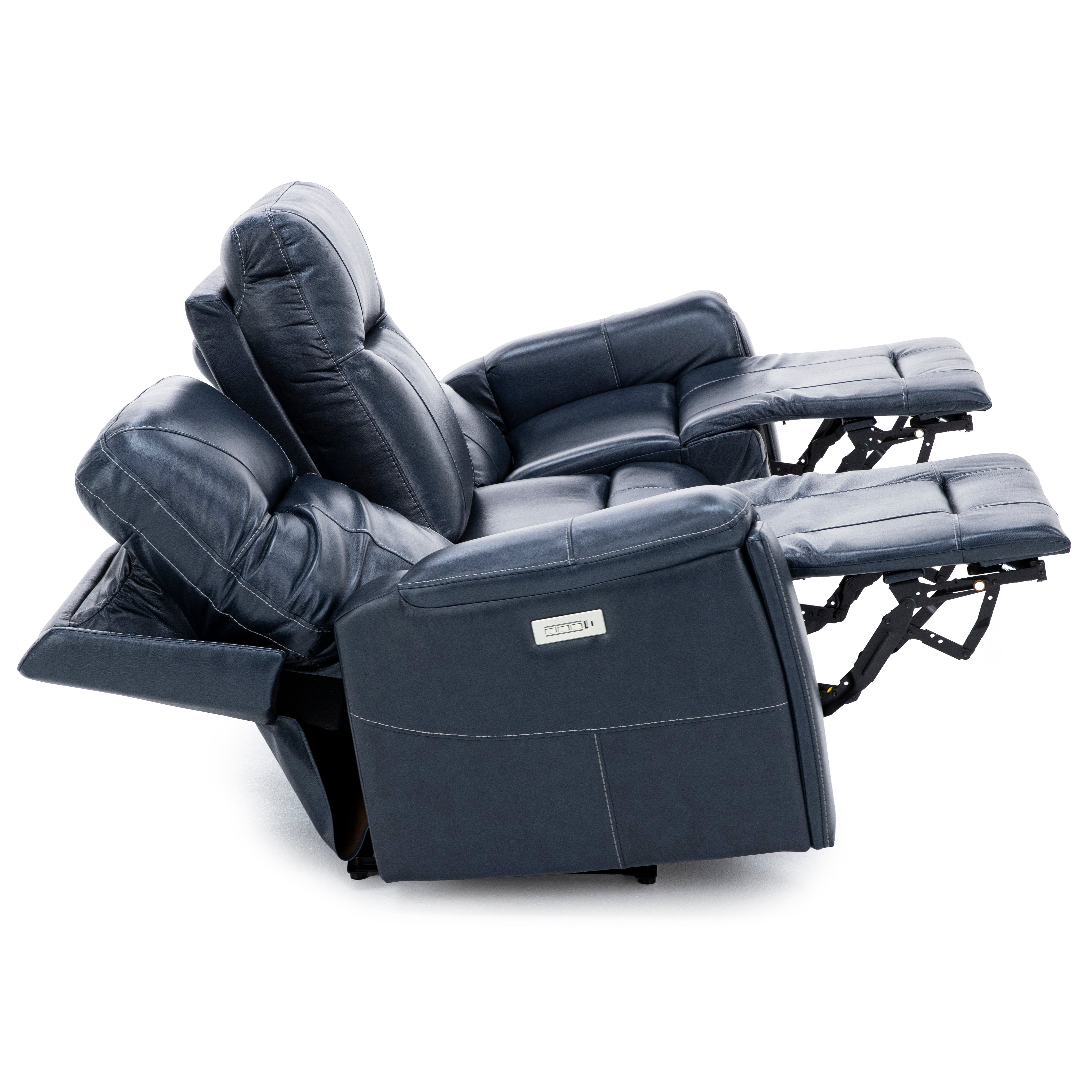 Matthew Leather Fully Loaded Zero Gravity Reclining Sofa With Hidden Cupholders