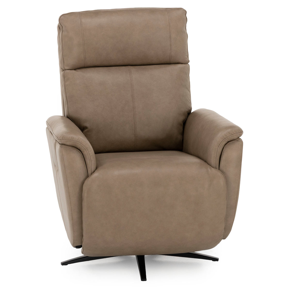Zen Cove Leather Fully Loaded Swivel Recliner with Heat, Massage, Storage Console and Wireless Remote