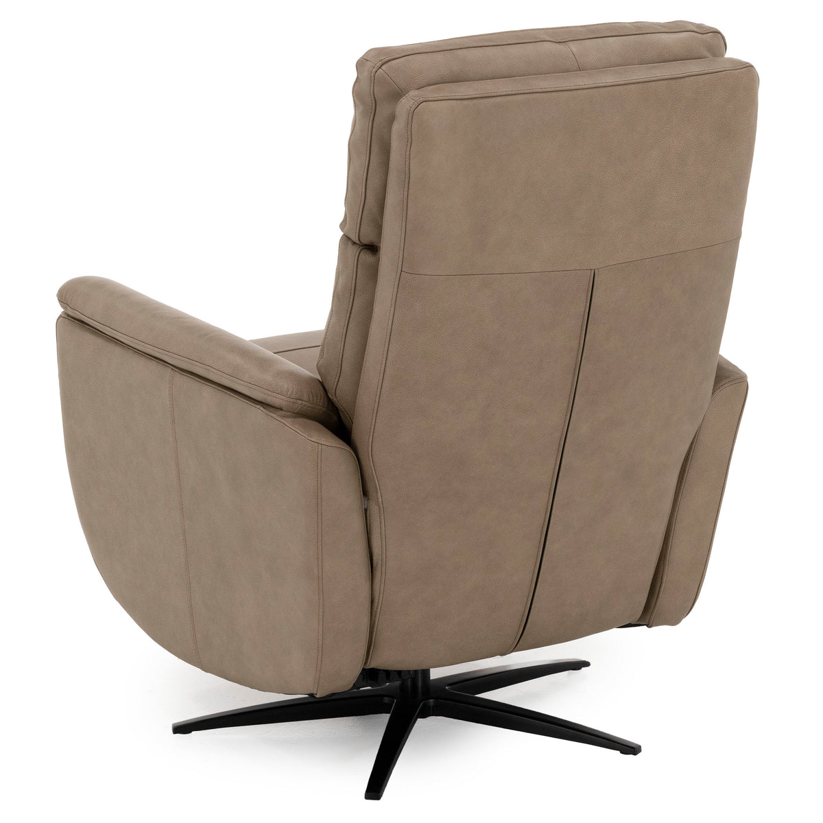 Zen Cove Leather Fully Loaded Swivel Recliner with Heat, Massage, Storage Console and Wireless Remote