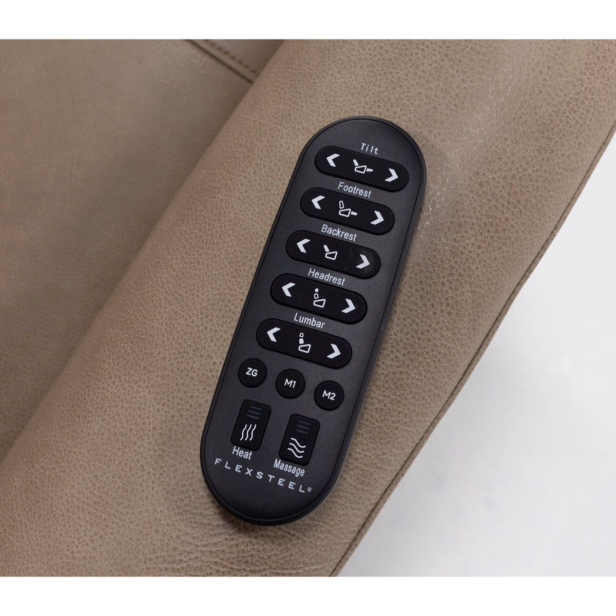 Zen Cove Leather Fully Loaded Swivel Recliner with Heat, Massage, Storage Console and Wireless Remote