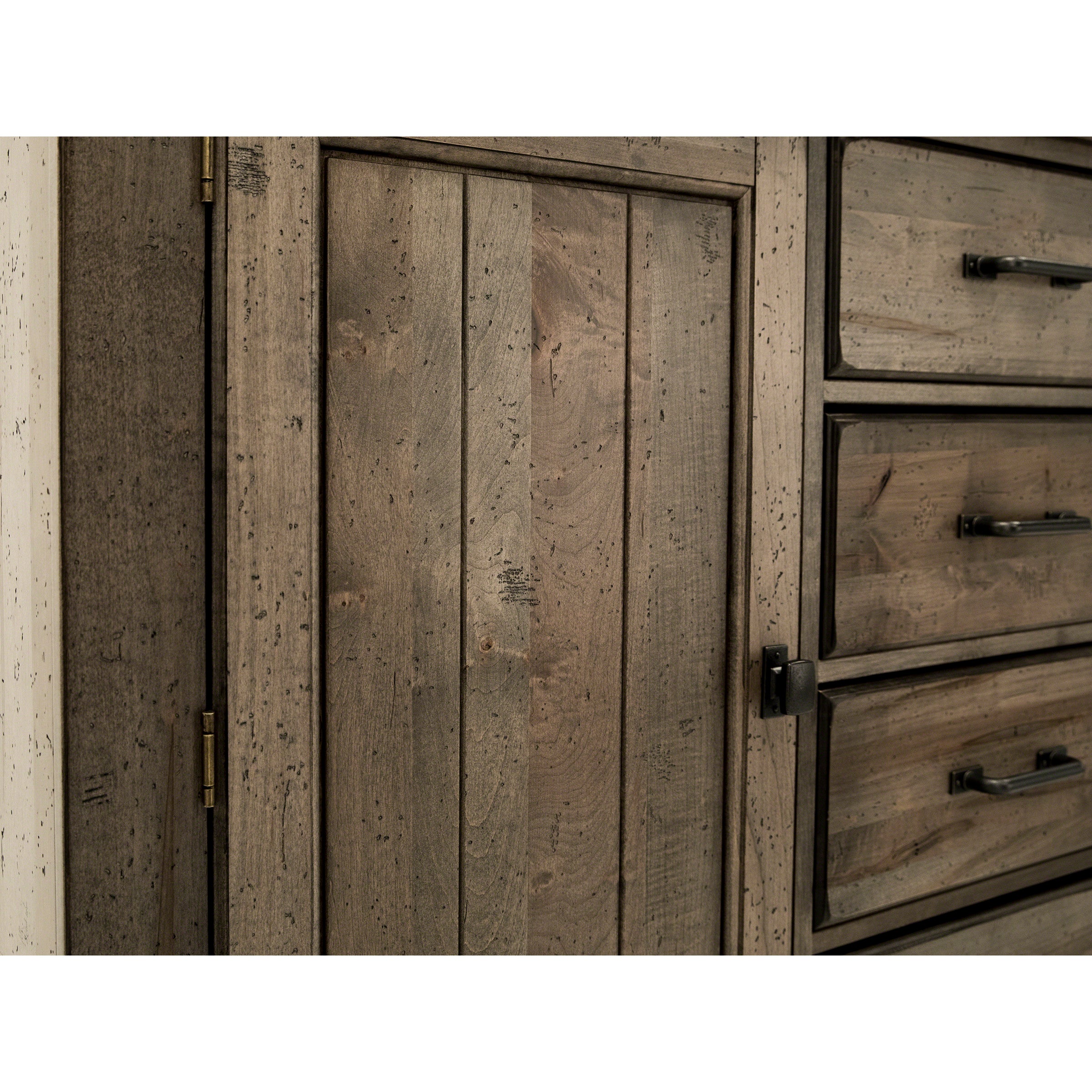 Cool Rustic Door and Drawer Chest