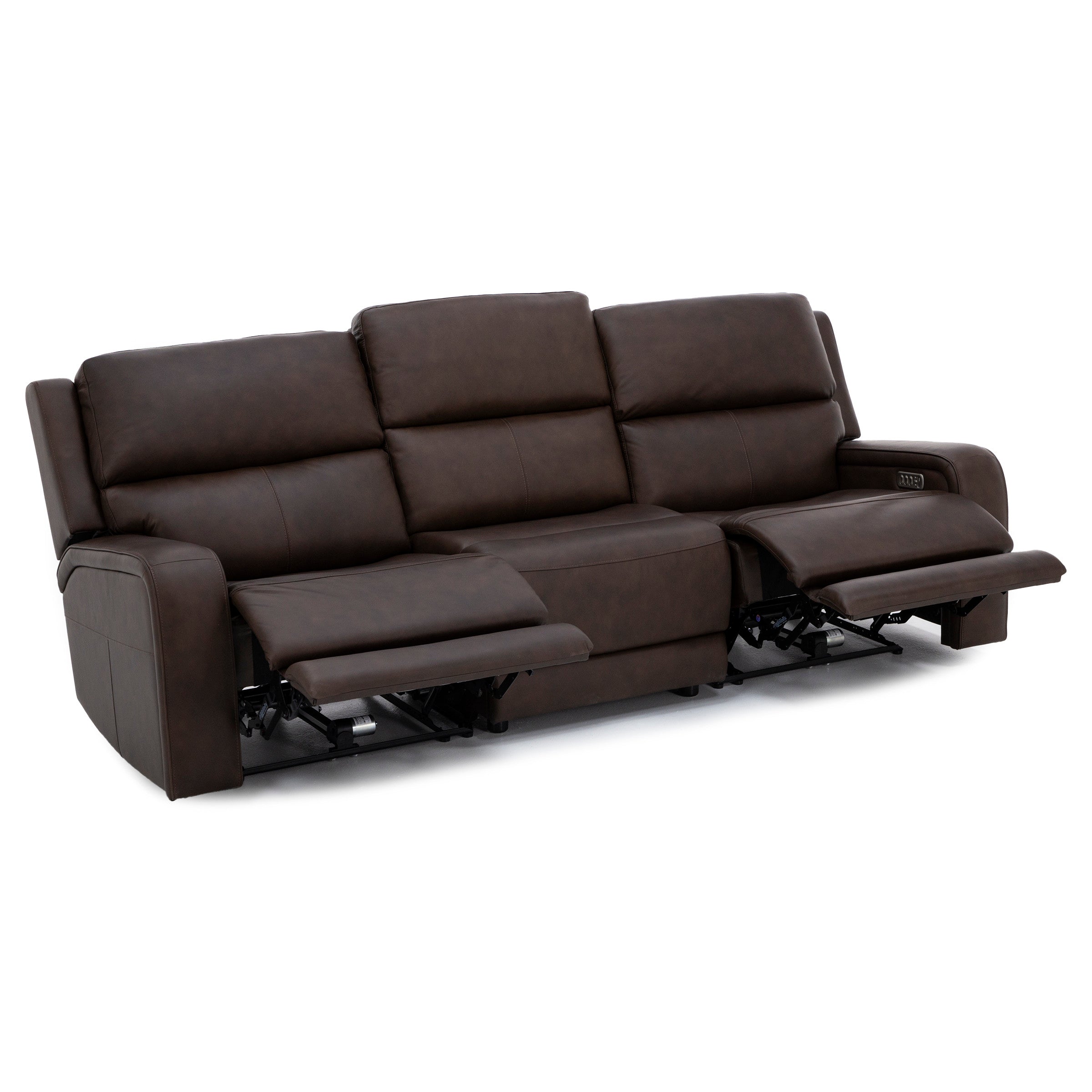 Flexsteel Harbor 3-Pc. Fully Loaded Reclining Sofa With Heat and Massage