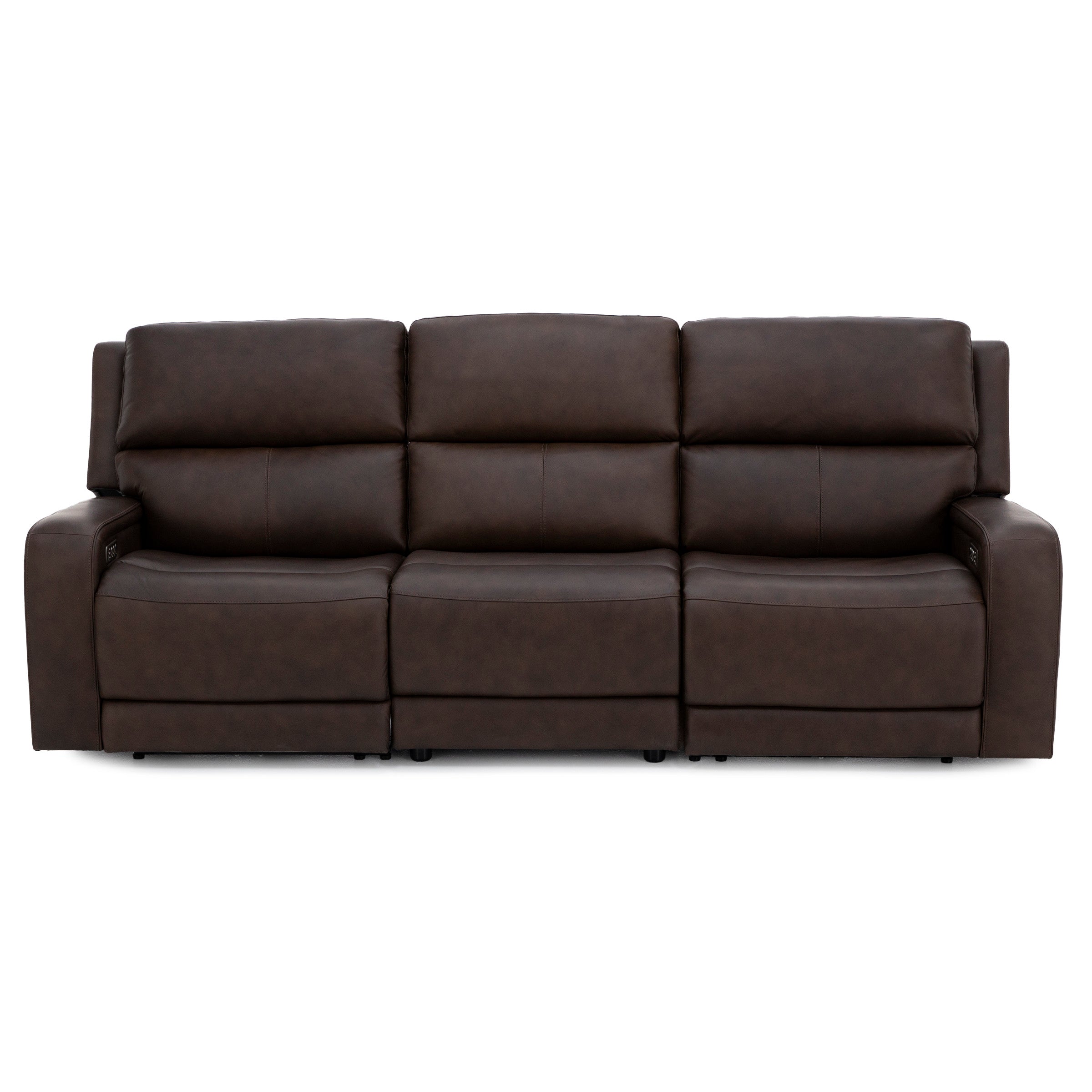 Flexsteel Harbor 3-Pc. Fully Loaded Reclining Sofa With Heat and Massage