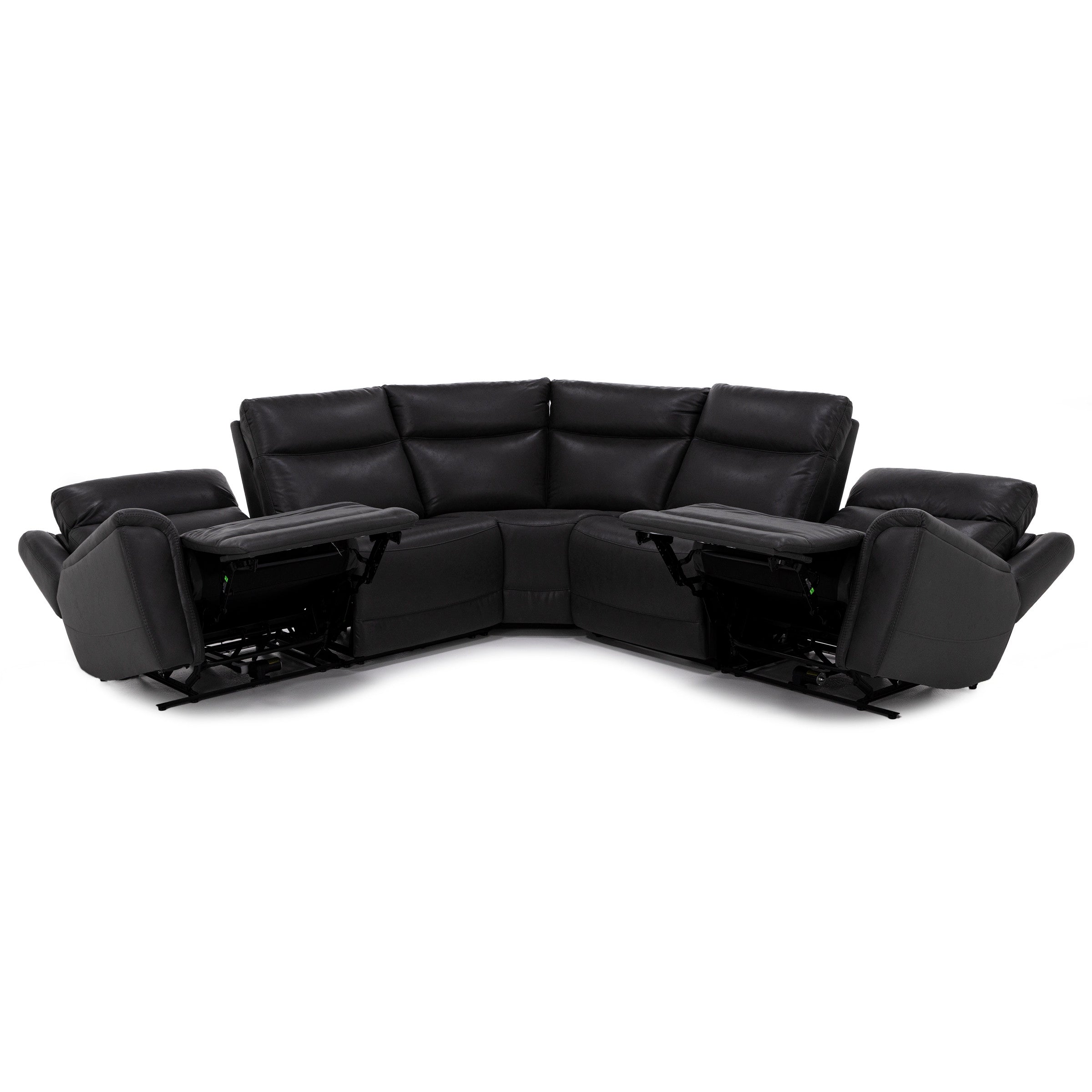 Tahoe 5-Pc. Fully Loaded Zero Gravity Reclining Modular With Heat And Massage