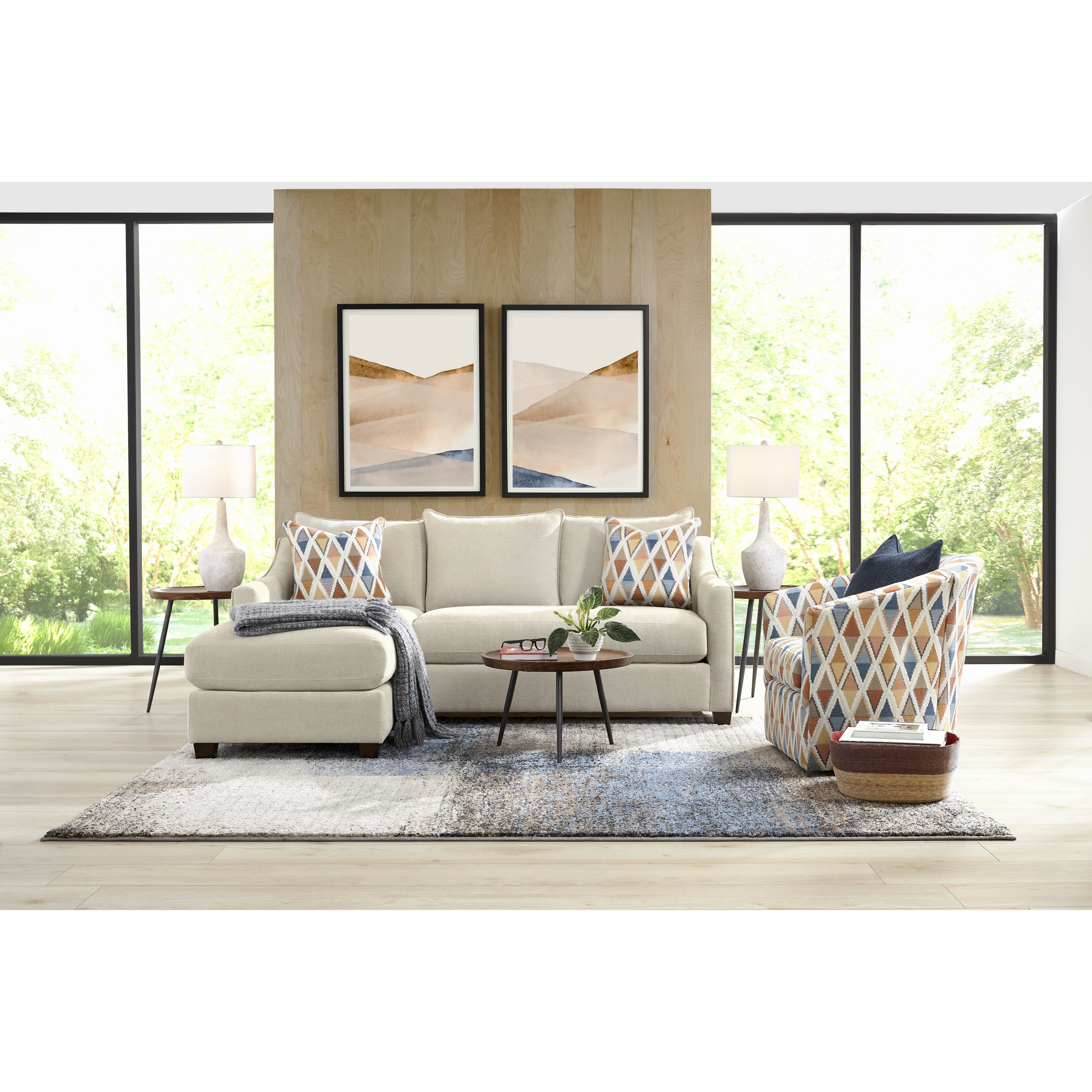 Camila Reversible Chaise Sofa