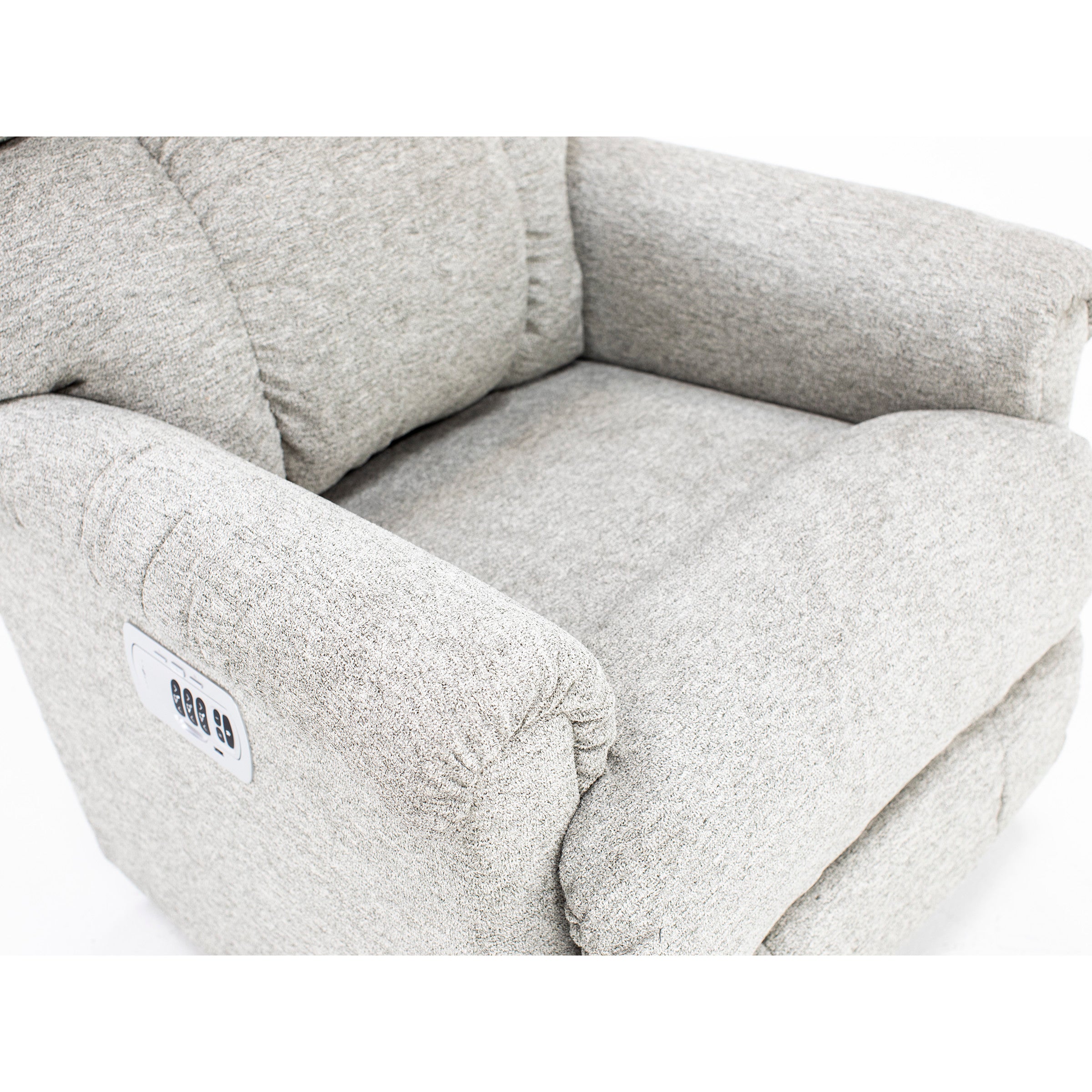 Pinnacle Power Headrest Rocker Recliner with Wireless Remote