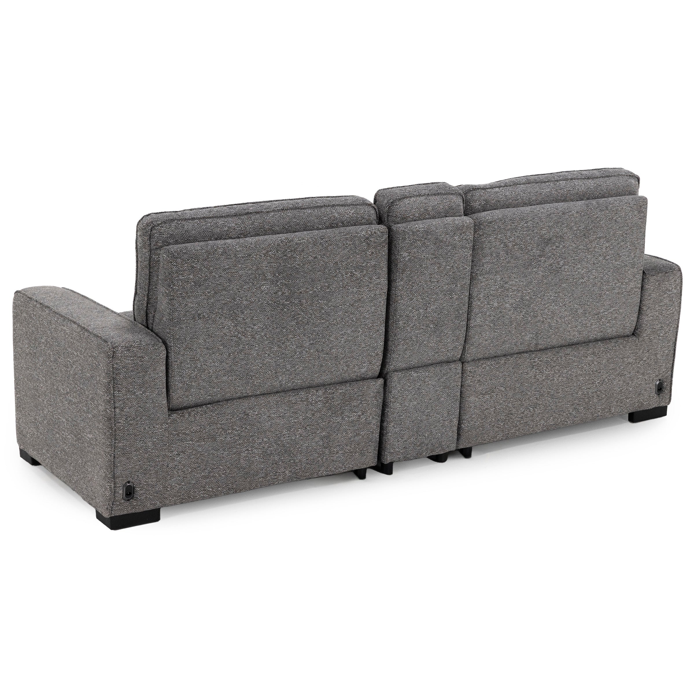 Beckett 3-Pc. Power Headrest Reclining Console Loveseat
