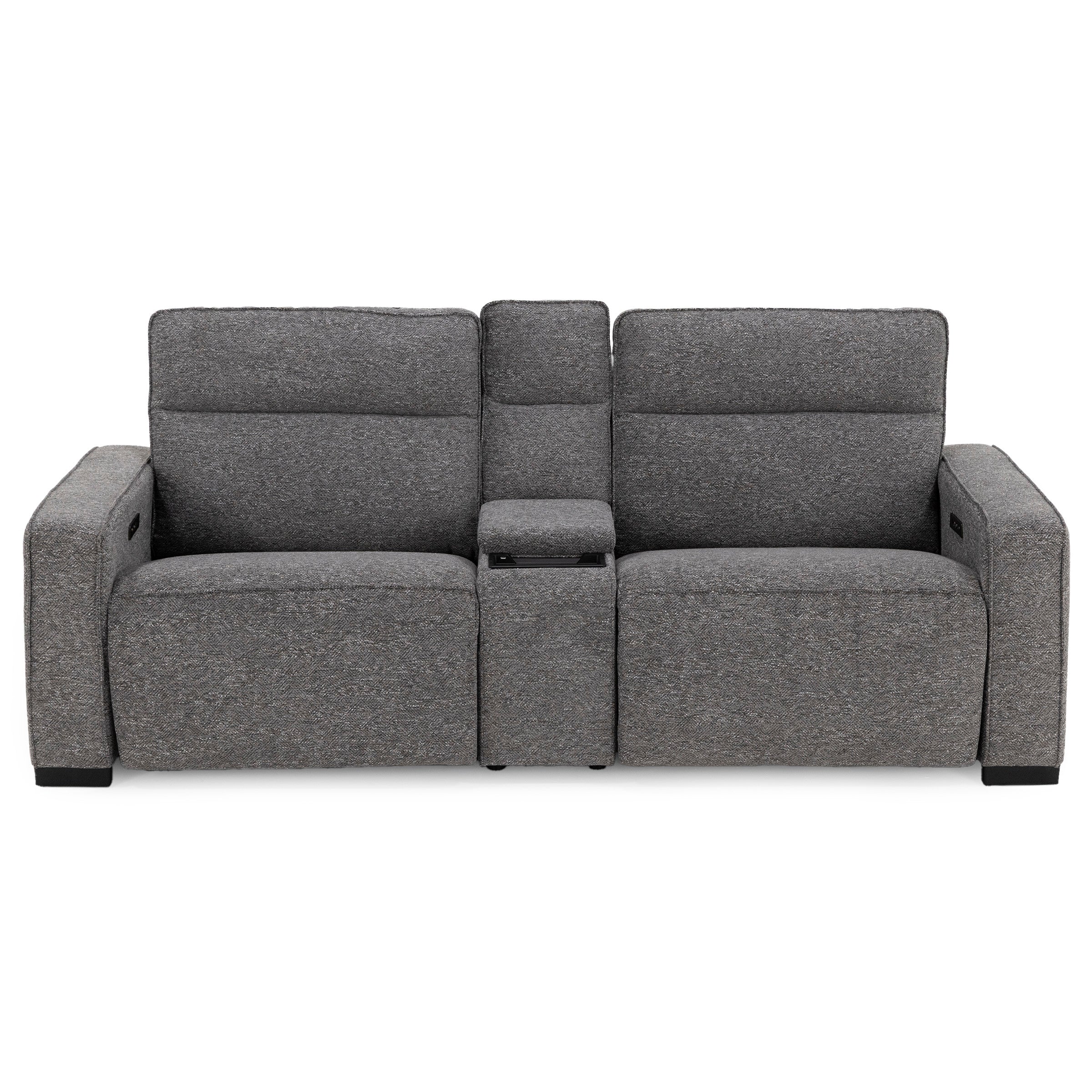 Beckett 3-Pc. Power Headrest Reclining Console Loveseat