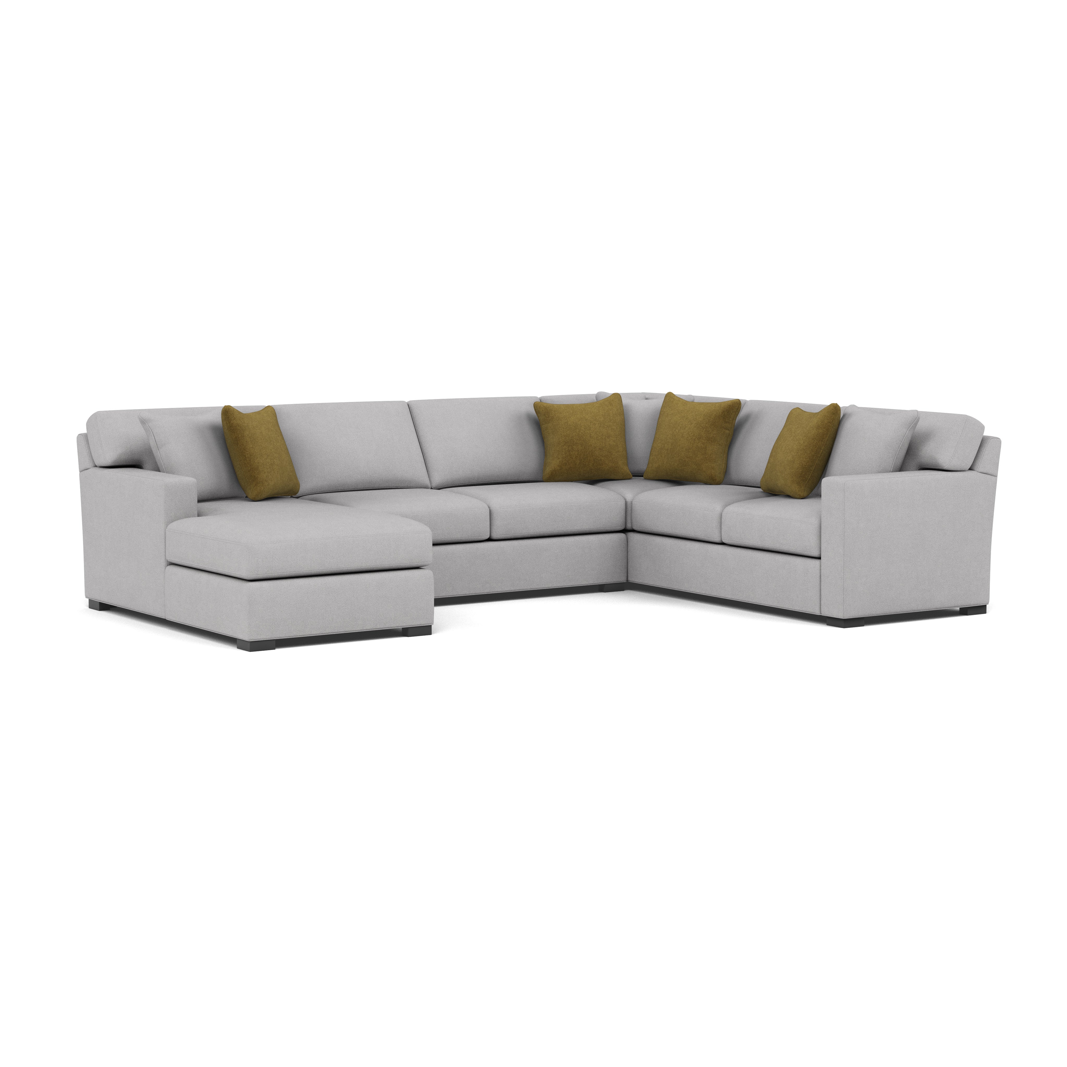 Echo 3-Pc. Sectional With Accent Pillows