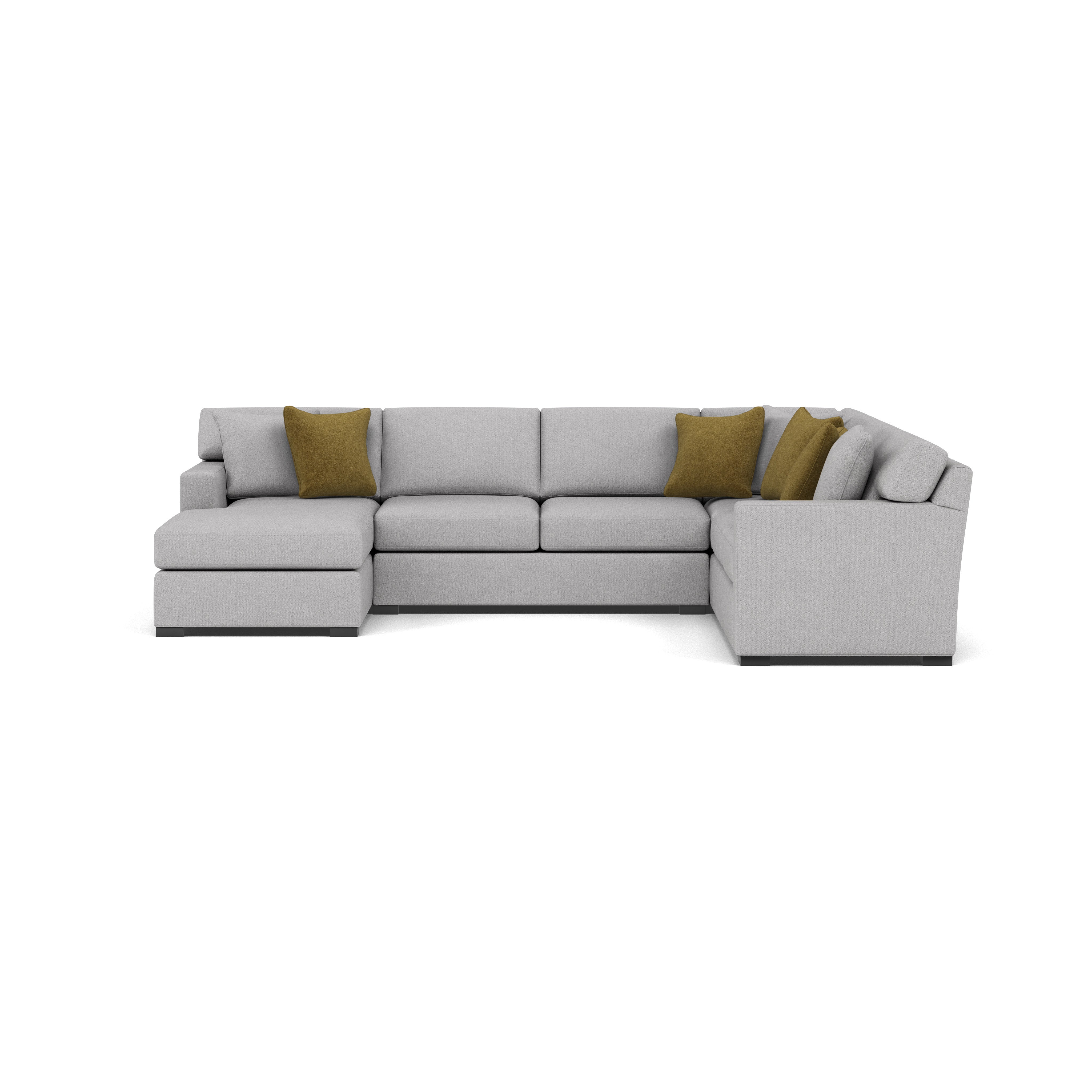 Echo 3-Pc. Sectional With Accent Pillows