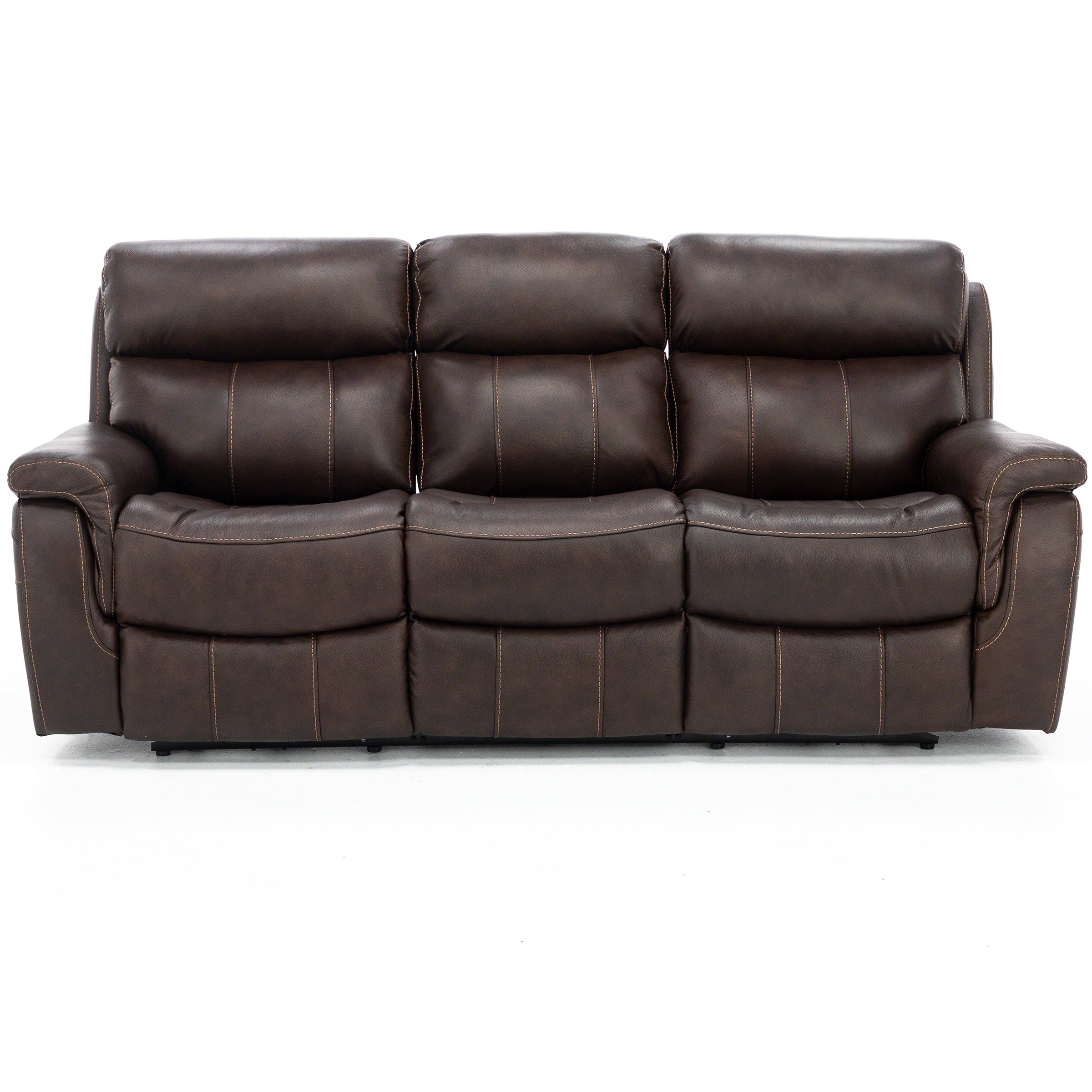 Shane Leather Power Headrest Reclining Sofa