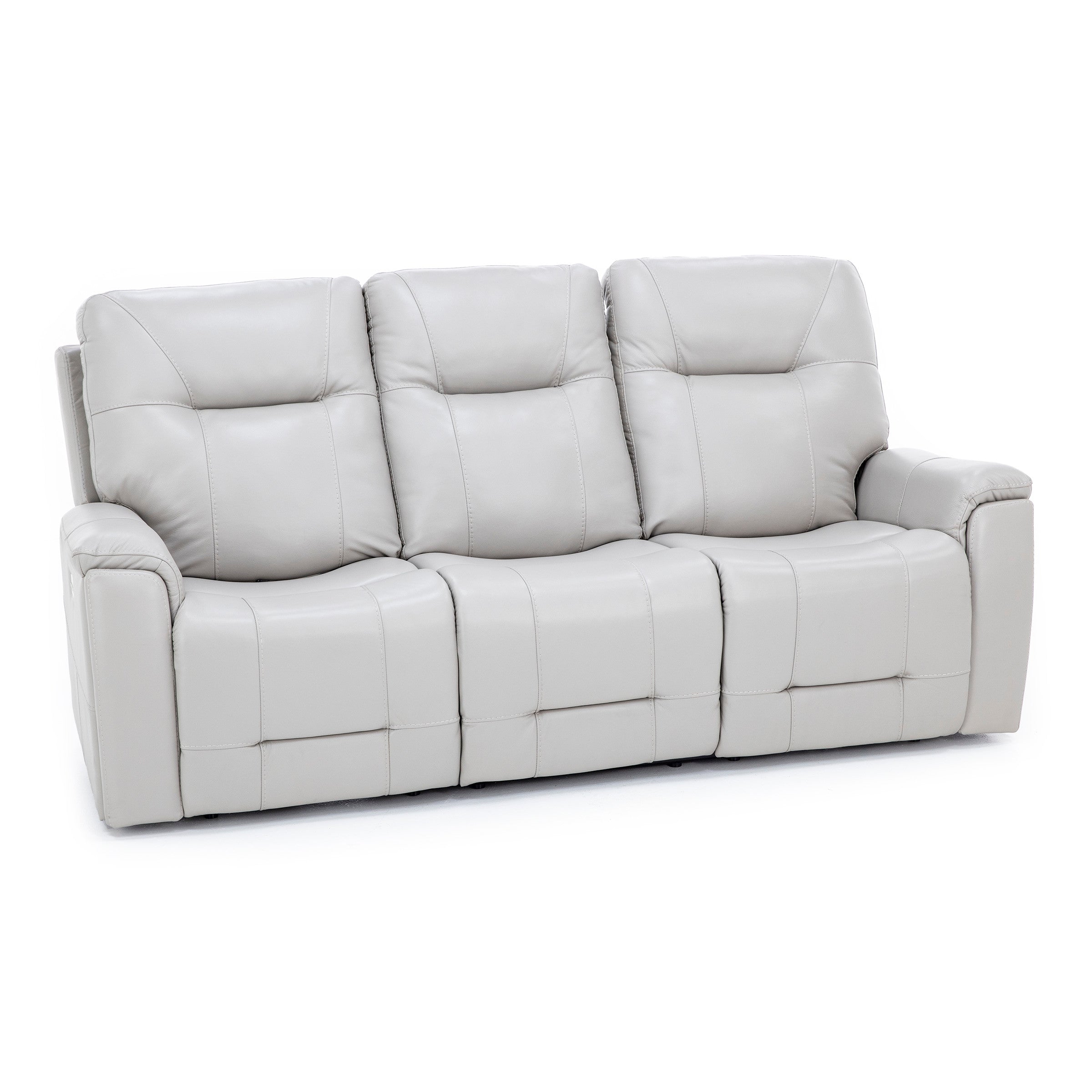 Matthew Leather Fully Loaded Zero Gravity Reclining Sofa With Hidden Cupholders