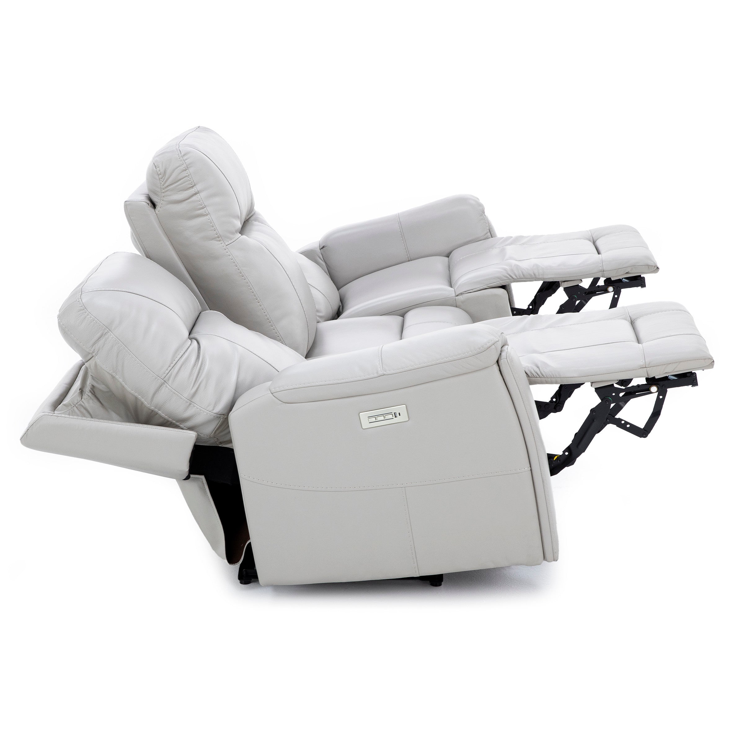 Matthew Leather Fully Loaded Zero Gravity Reclining Sofa With Hidden Cupholders