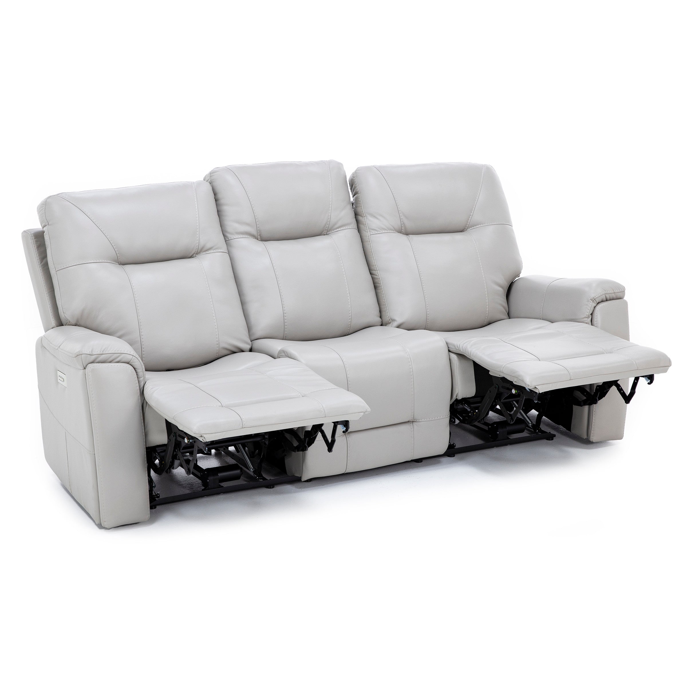 Matthew Leather Fully Loaded Zero Gravity Reclining Sofa With Hidden Cupholders
