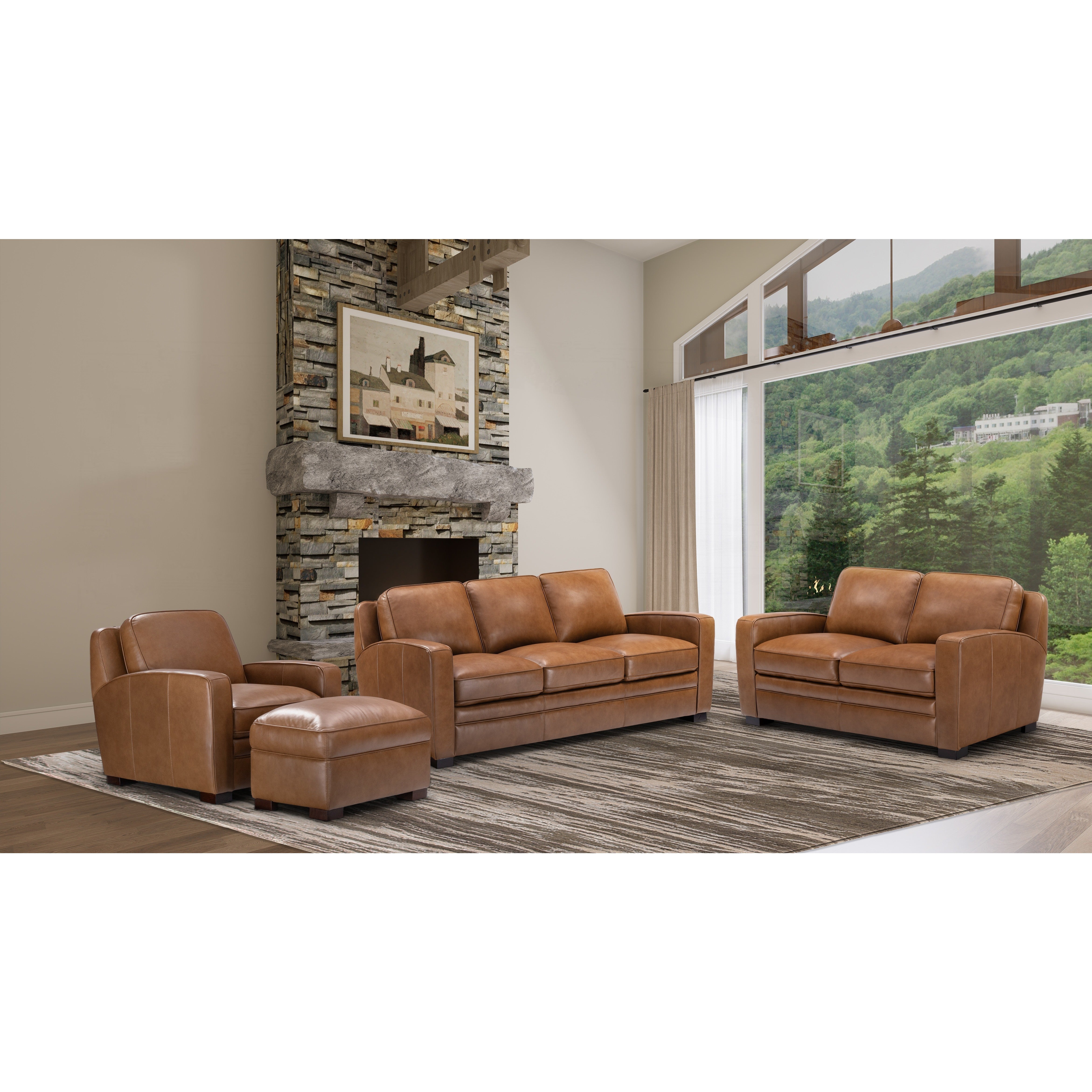 Oliver Leather Sofa