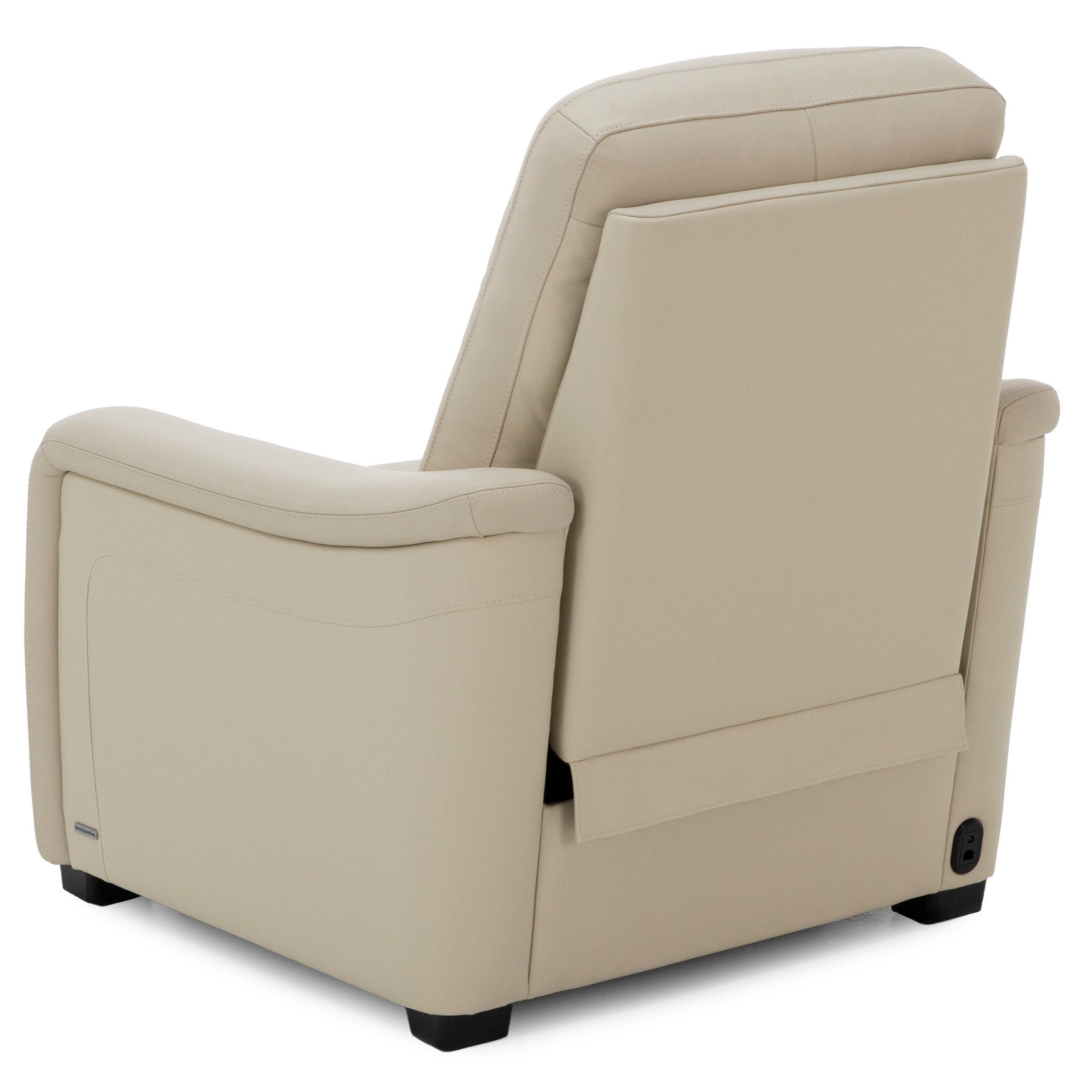 Drew & Jonathan Home Newport Leather Power Headrest Recliner