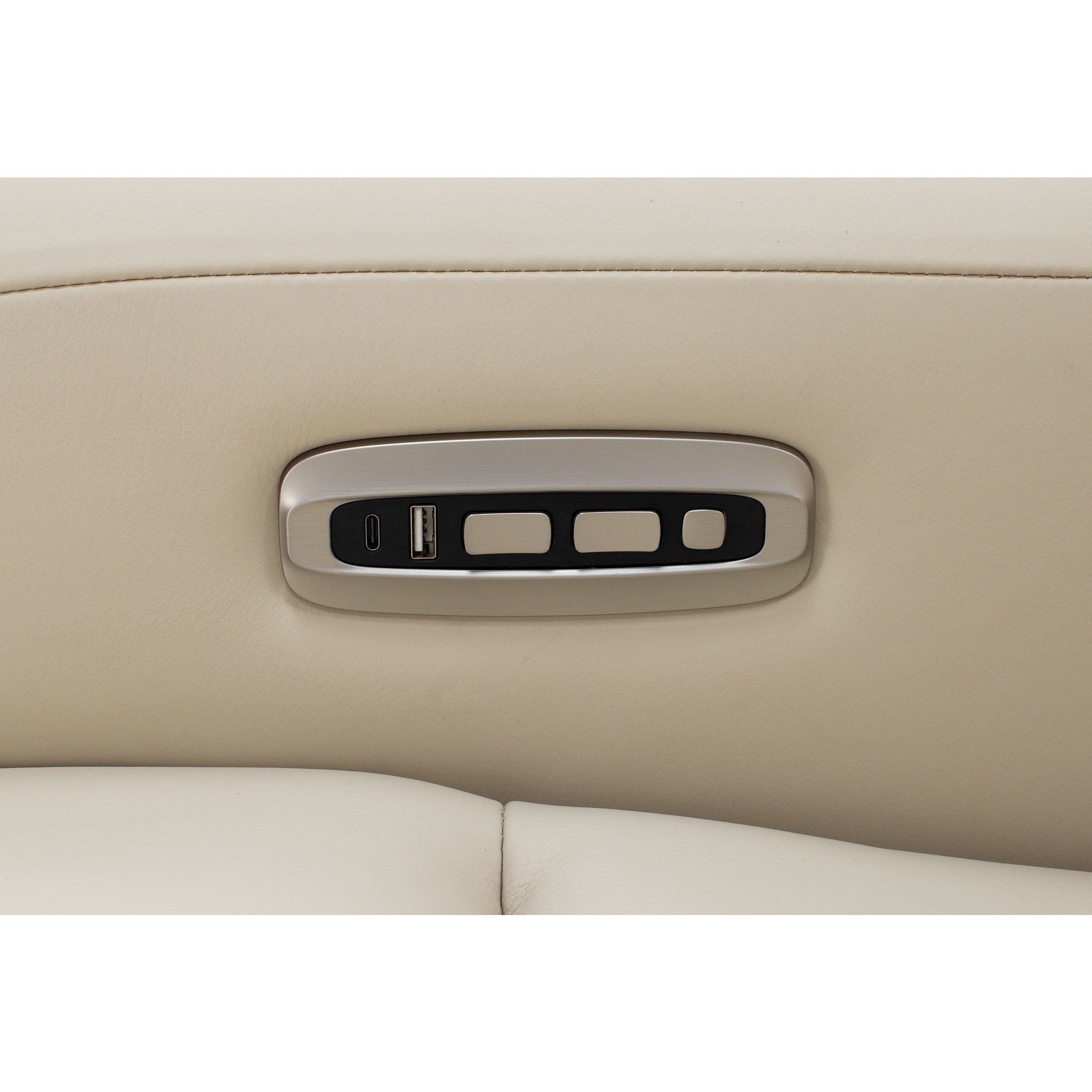 Drew & Jonathan Home Newport Leather Power Headrest Recliner