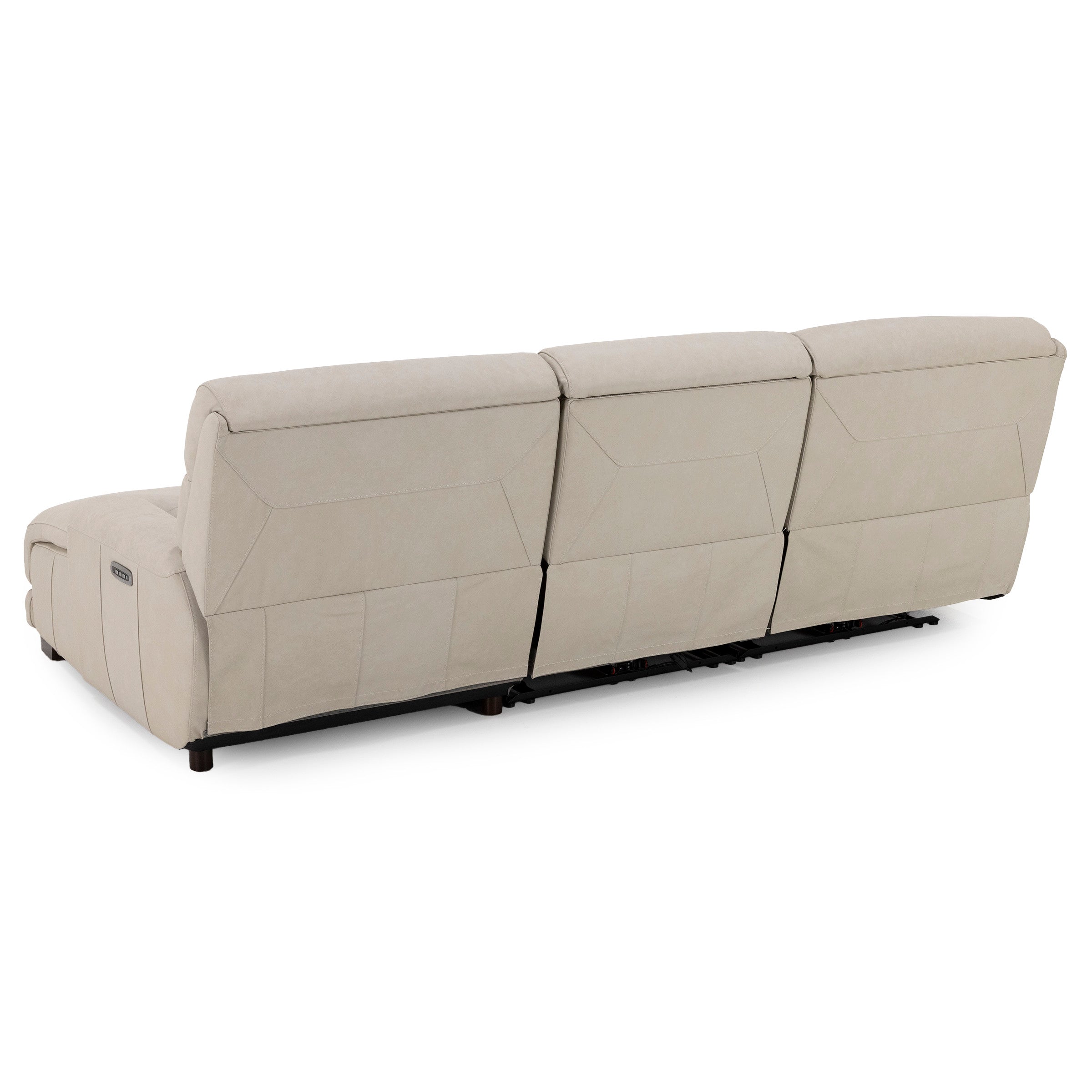 Morrow 3-Pc. Leather Fully Loaded Zero Gravity Reclining Chaise Sofa