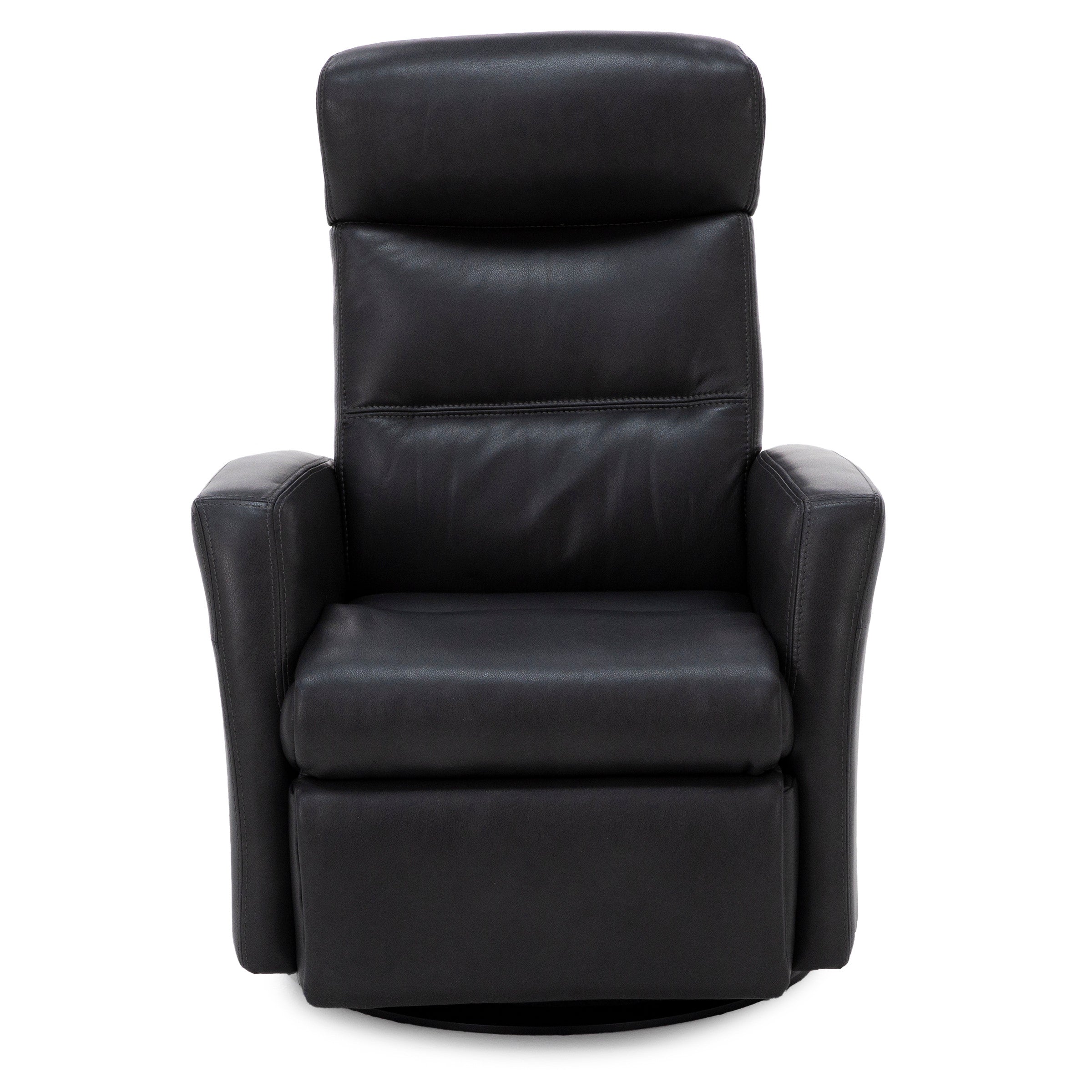 Denver Leather Medium Power Swivel Glider Recliner