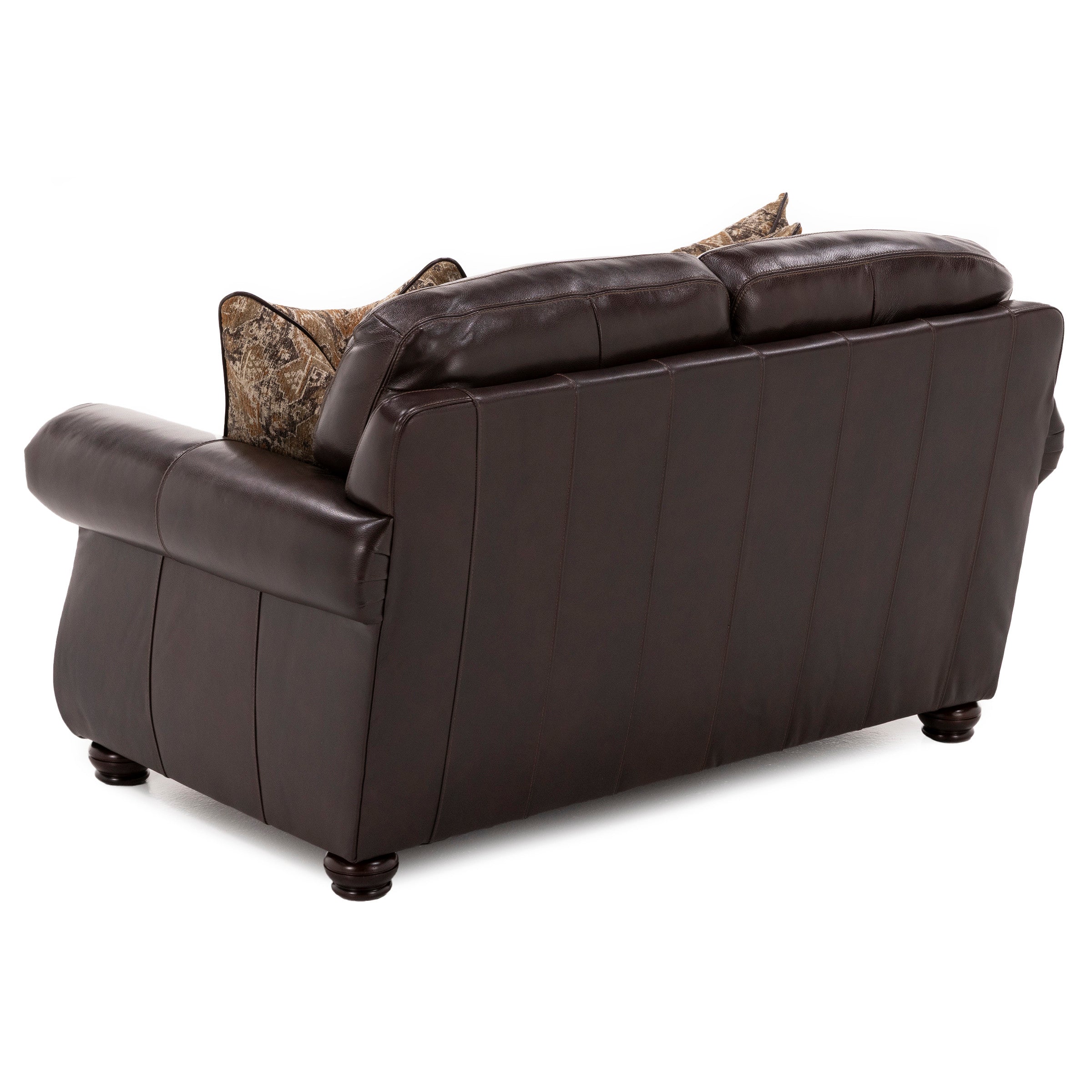 Clarence Leather Loveseat