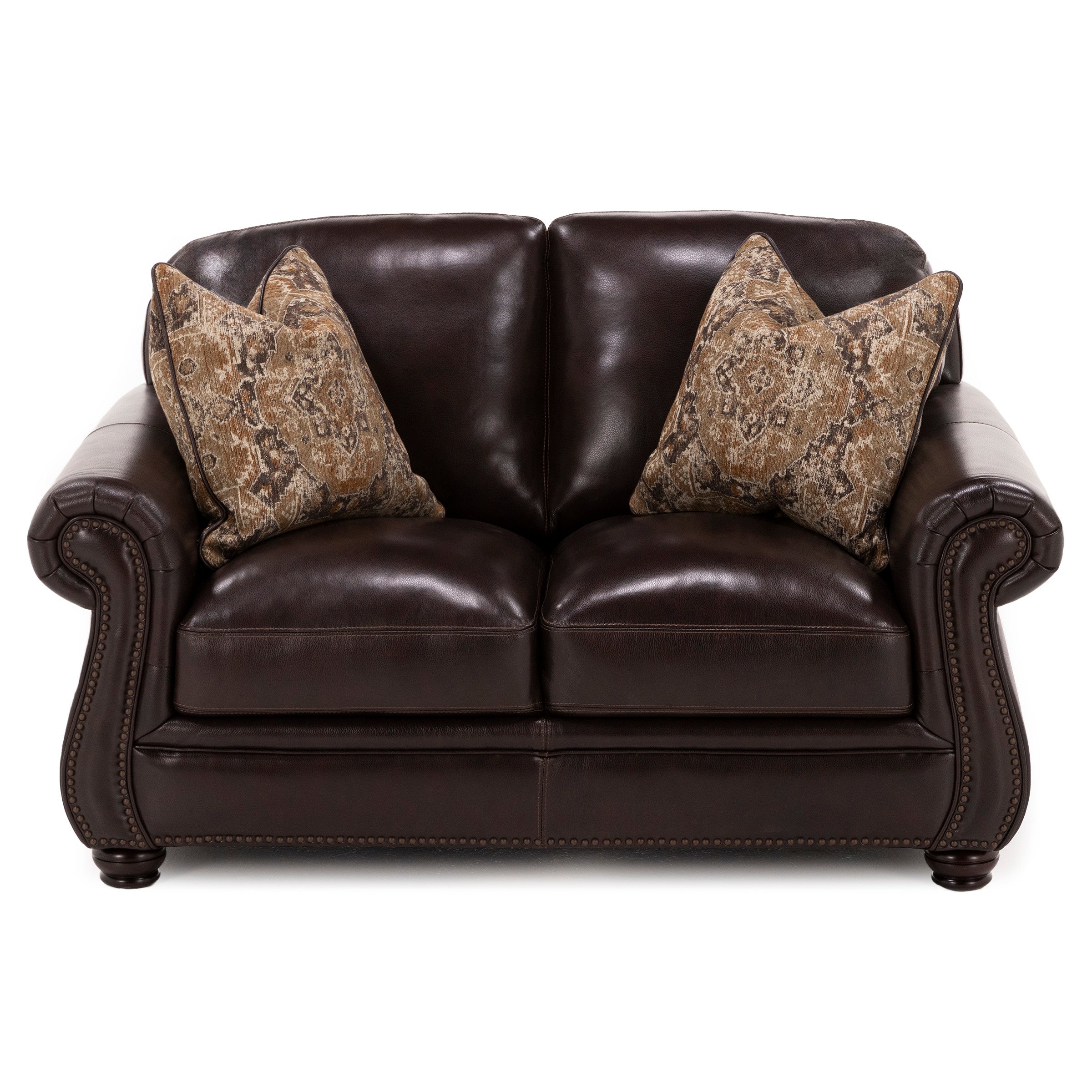 Clarence Leather Loveseat