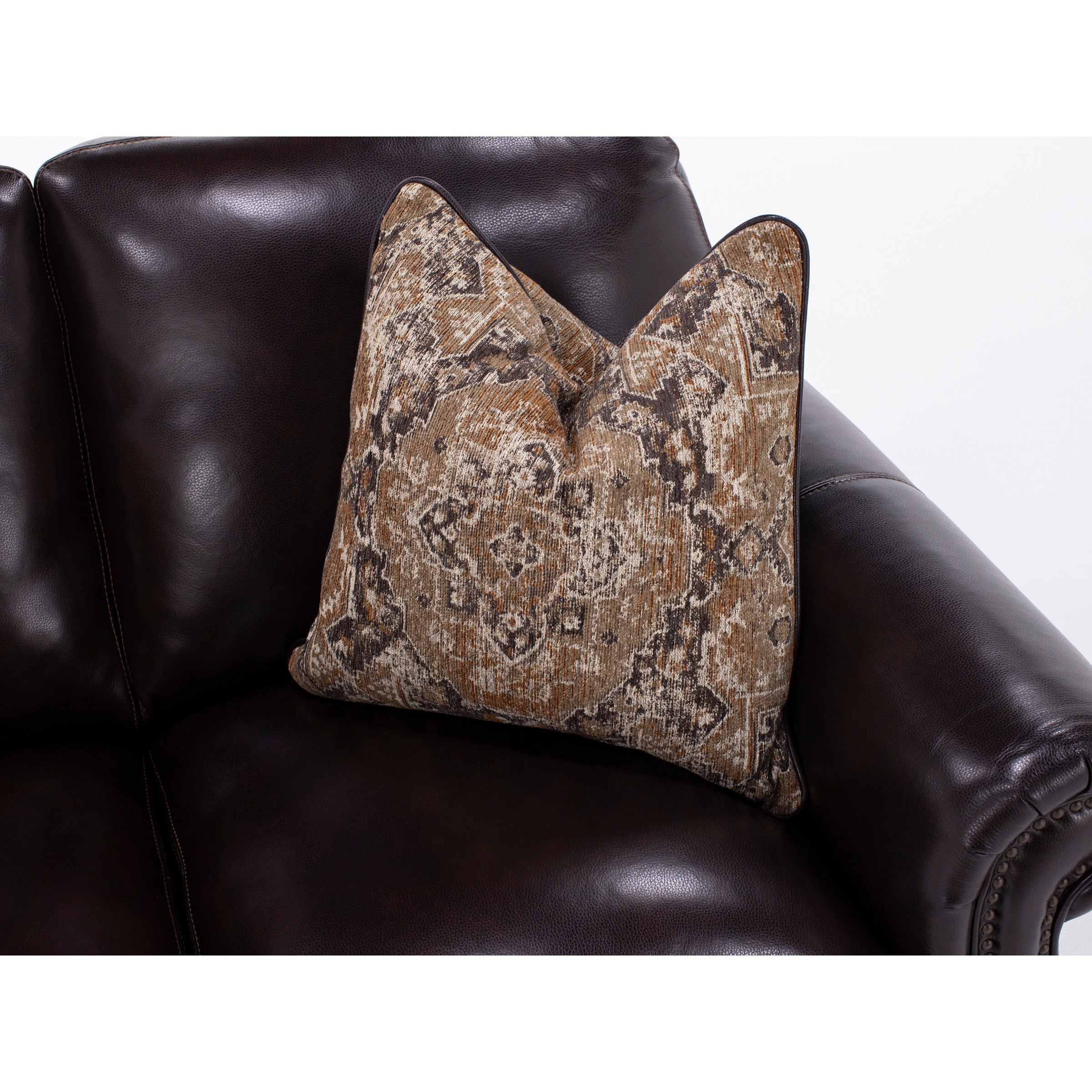 Clarence Leather Loveseat