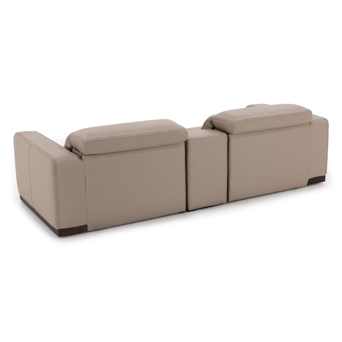 Dexter 3-Pc. Leather Power Headrest Console Reclining Loveseat
