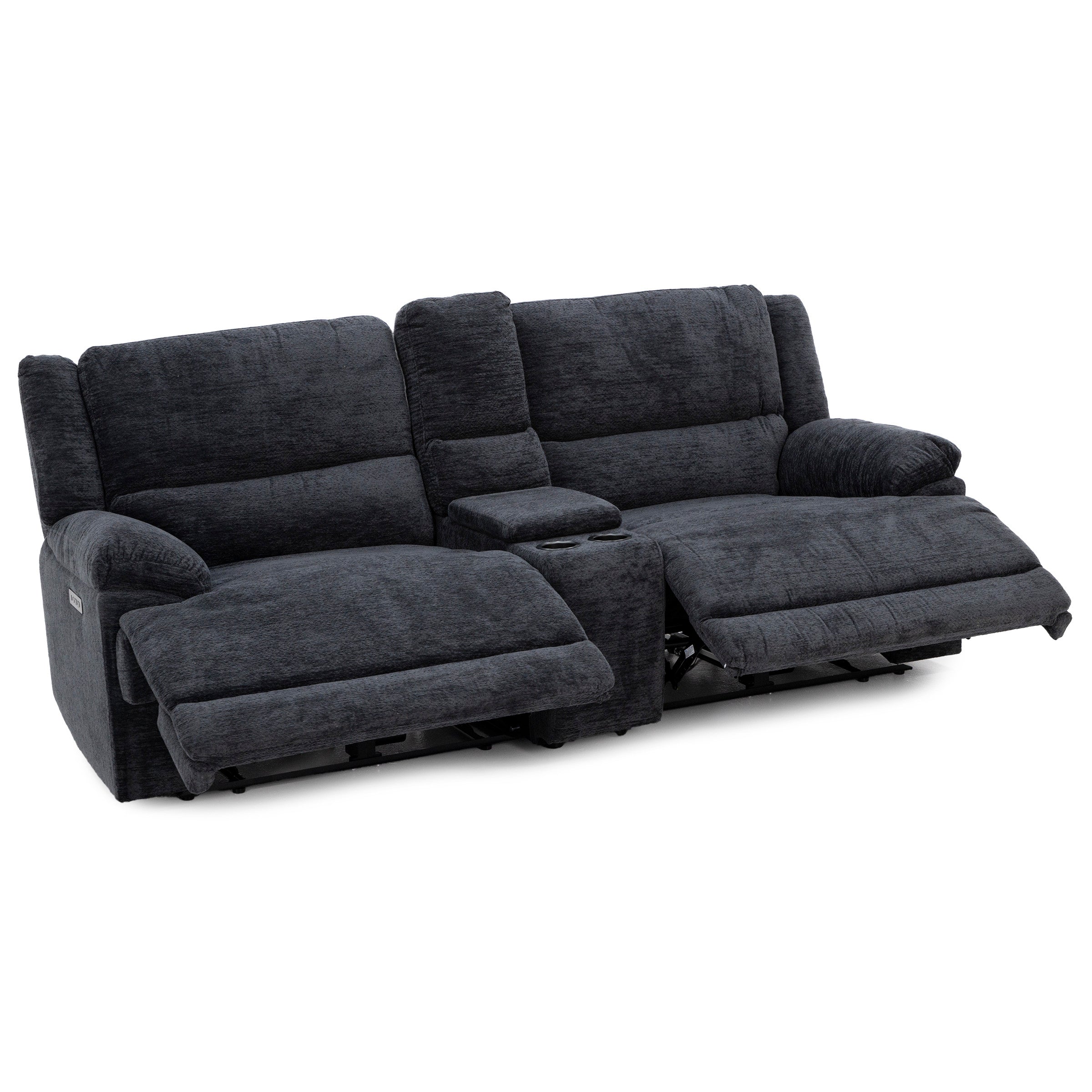 Lucie 3-Pc. Power Headrest Console Reclining Loveseat