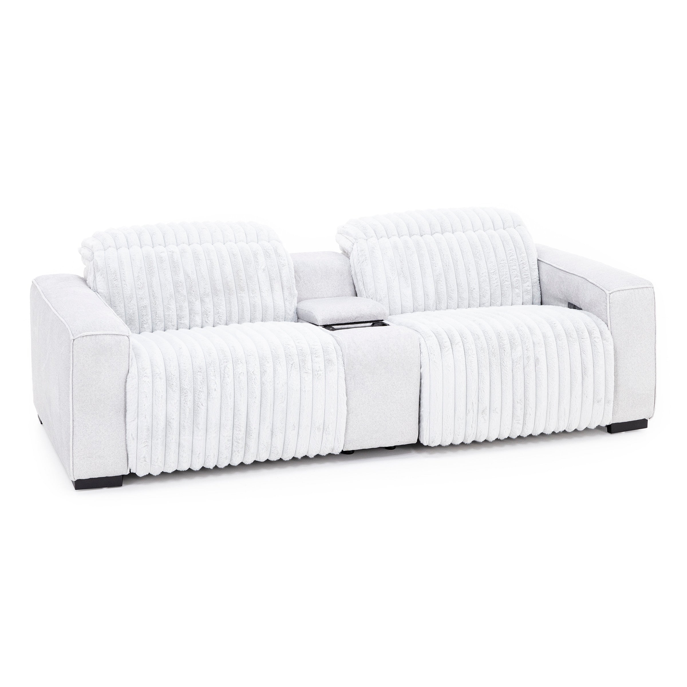 Bliss 3-Pc. Power Headrest Zero Gravity Reclining Console Loveseat