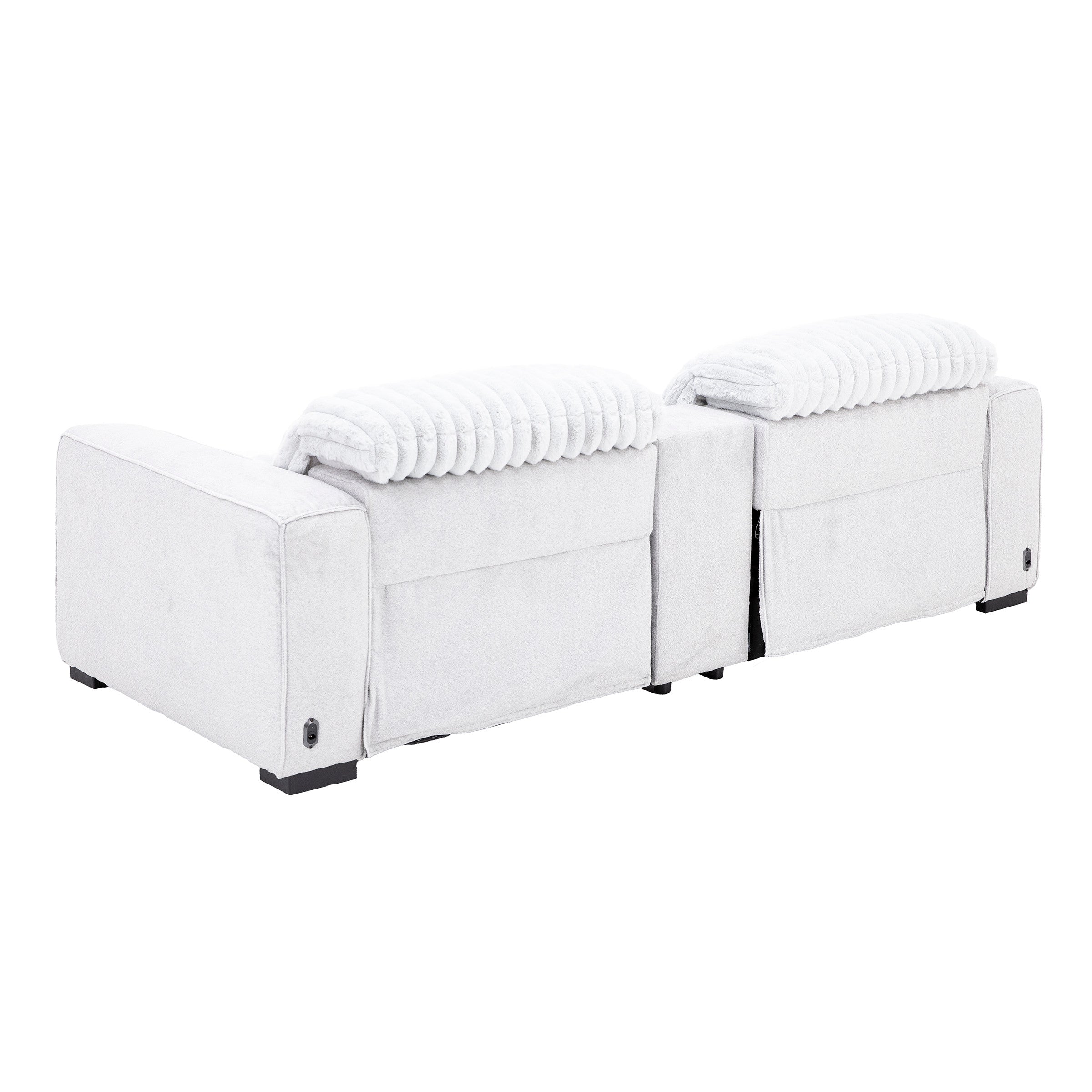 Bliss 3-Pc. Power Headrest Zero Gravity Reclining Console Loveseat