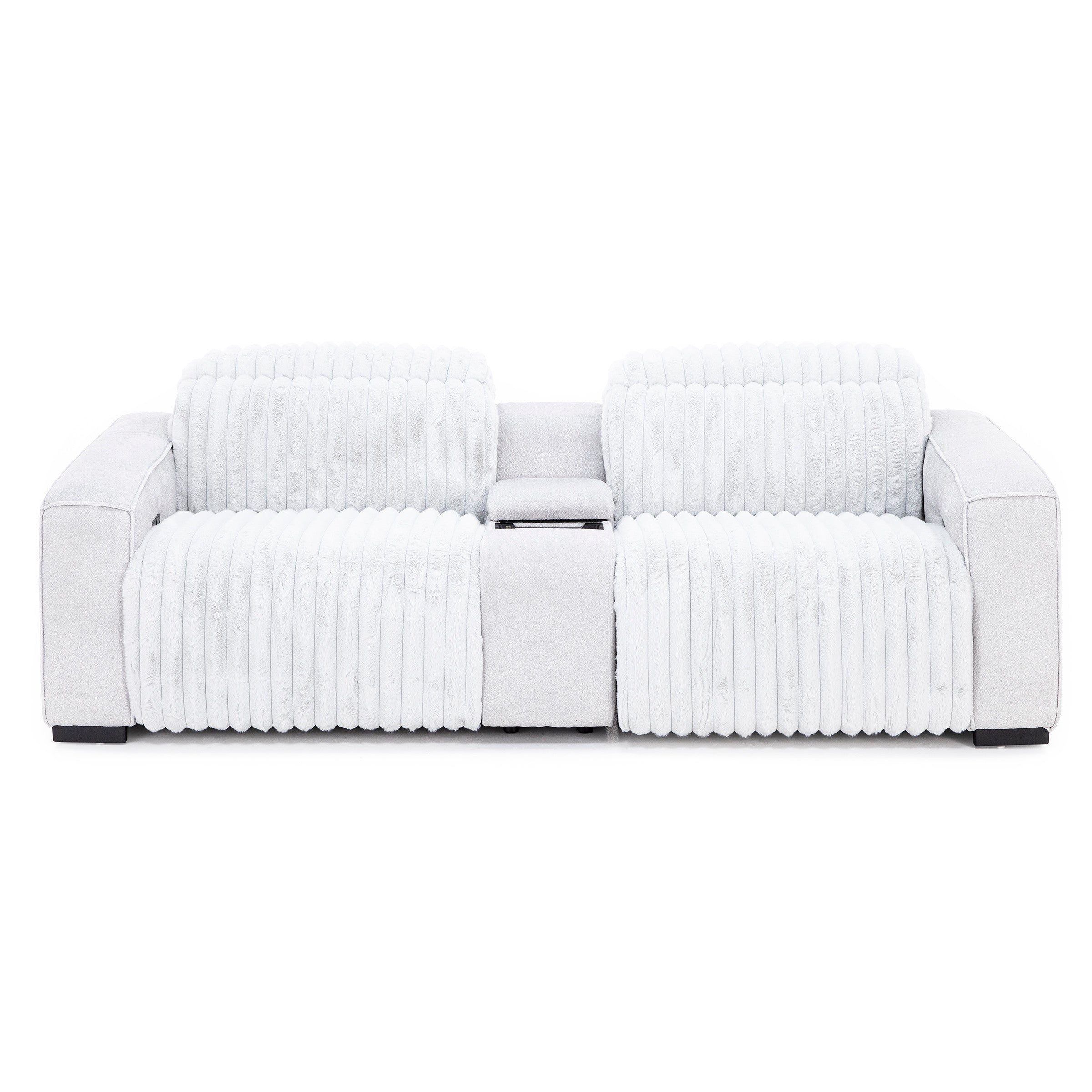 Bliss 3-Pc. Power Headrest Zero Gravity Reclining Console Loveseat