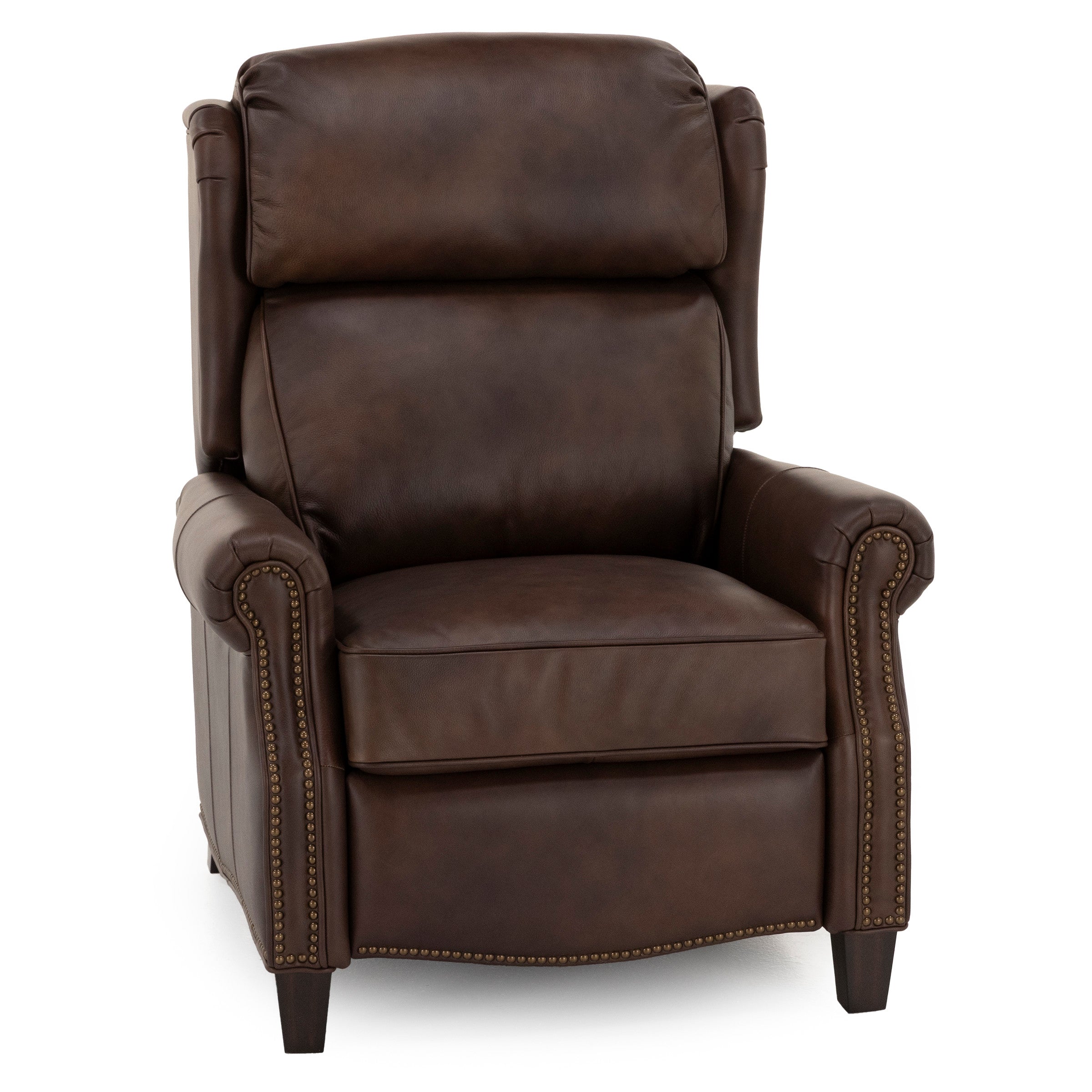 Gordon Leather High Leg Wing Back Recliner