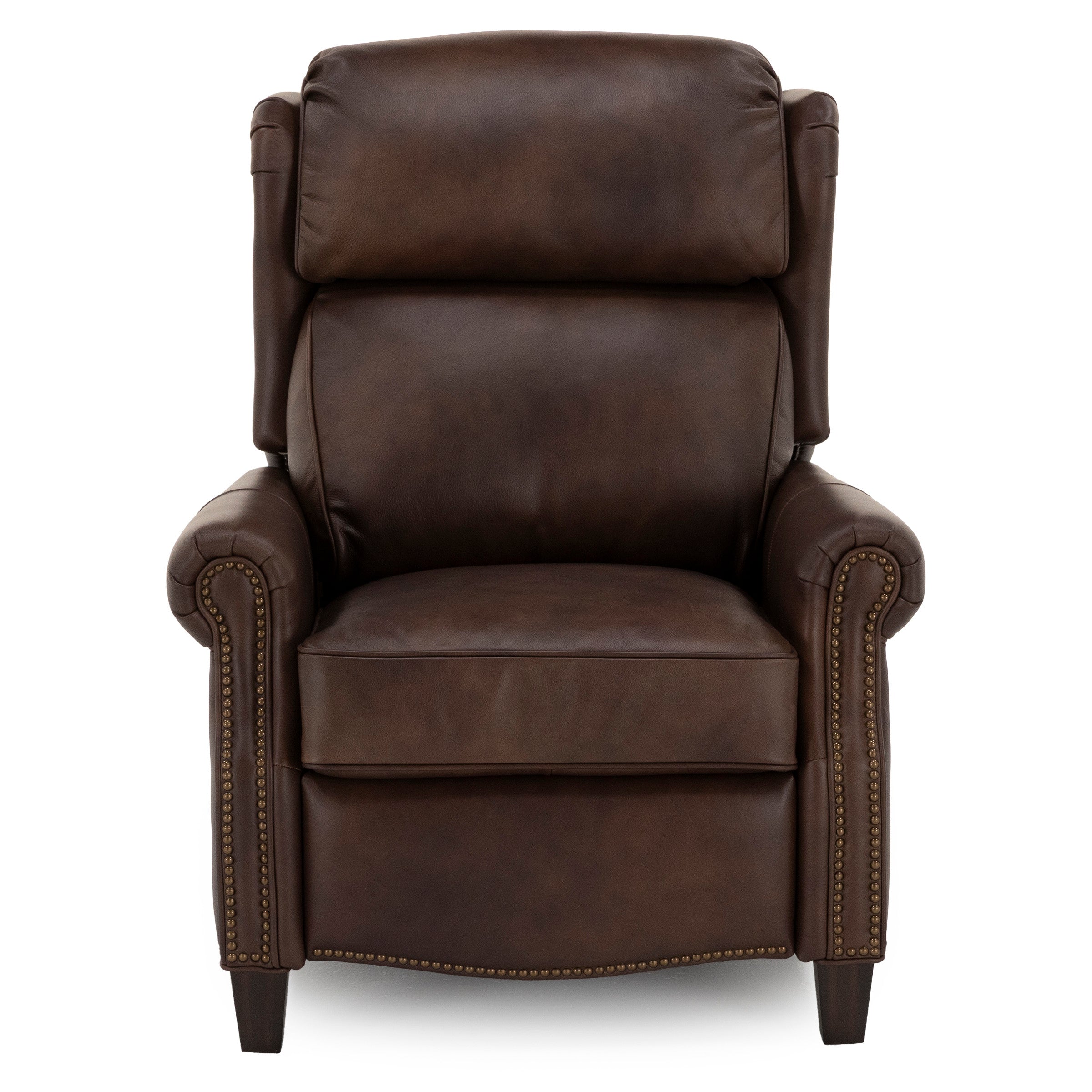 Gordon Leather High Leg Wing Back Recliner