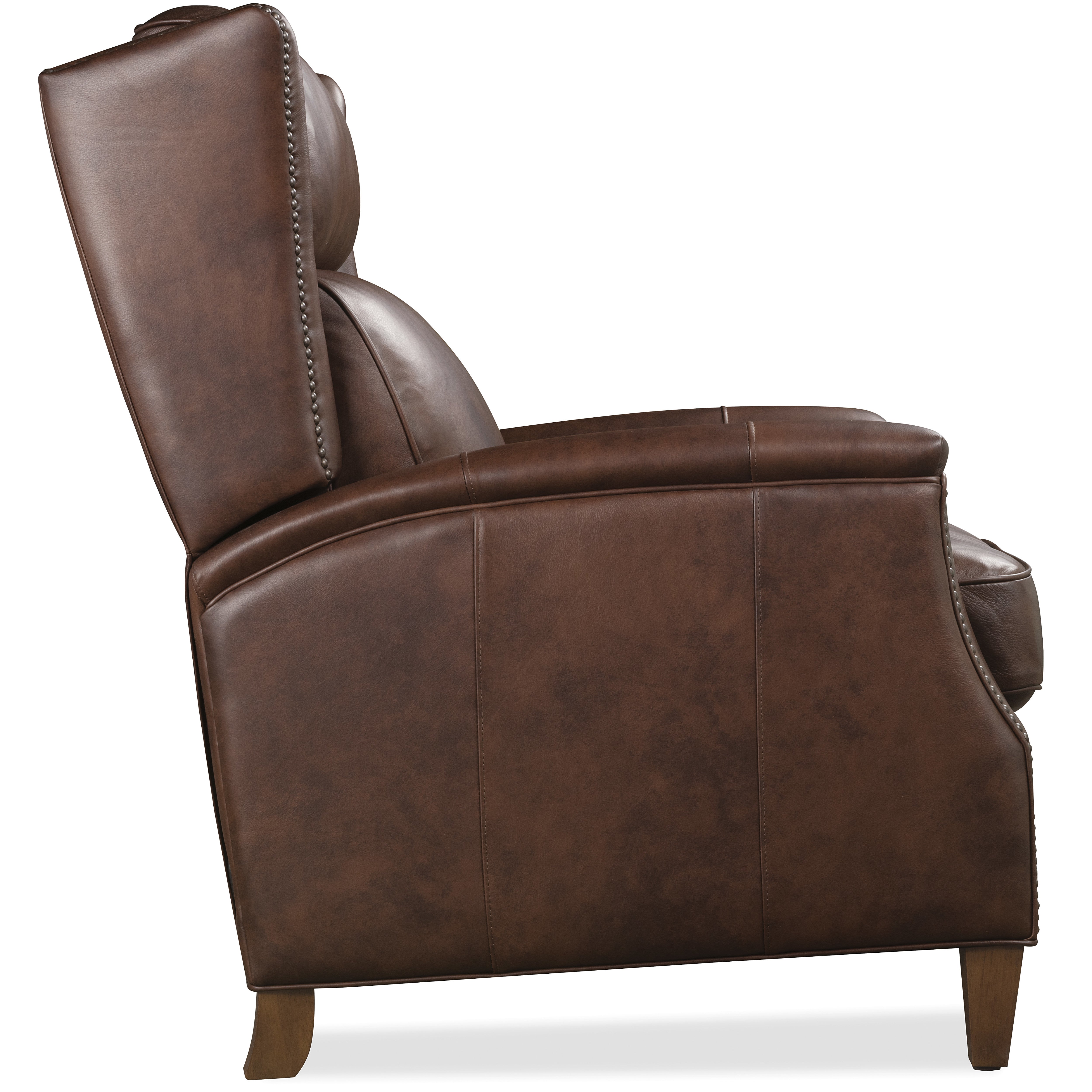 Lorne Leather Power Headrest High Leg Recliner