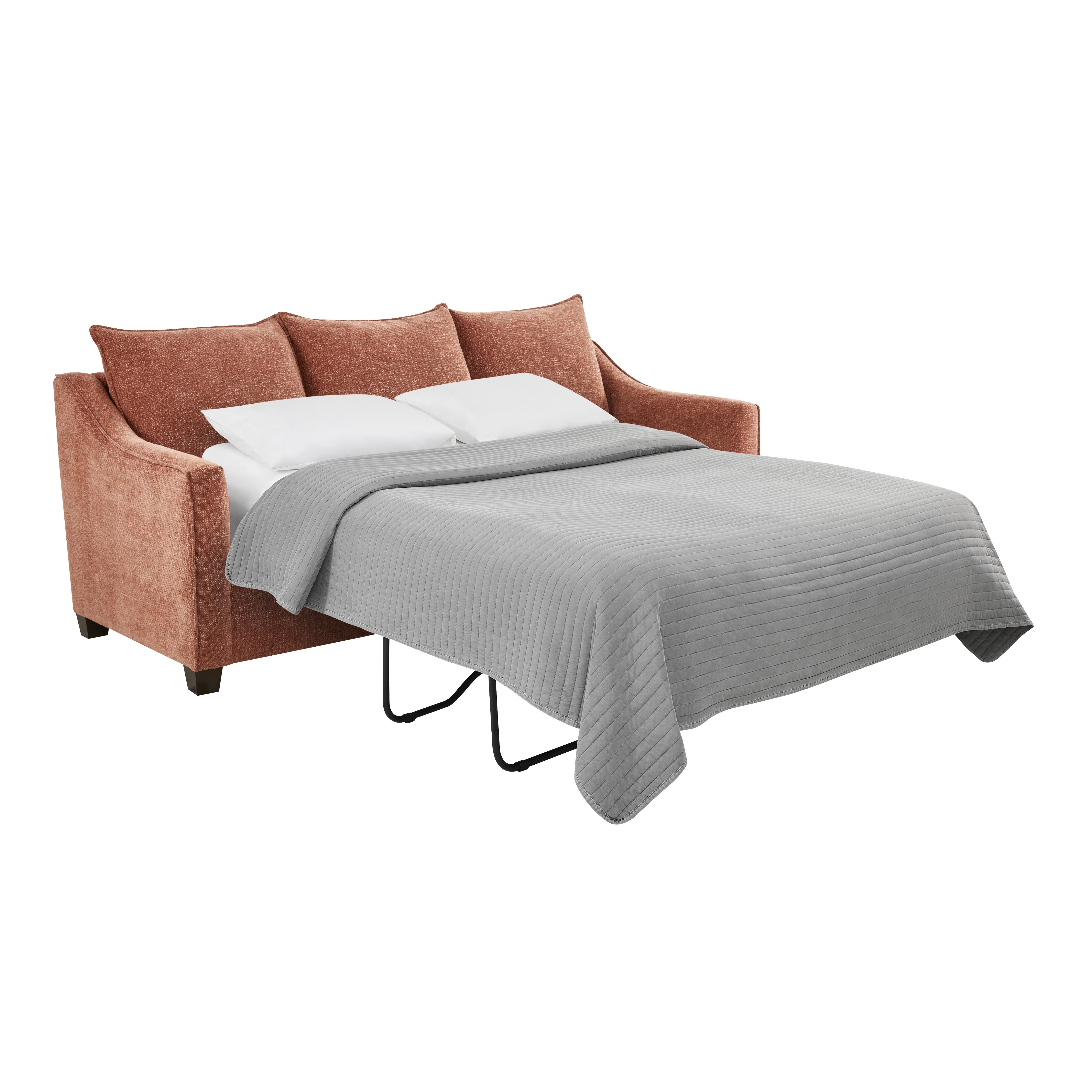 Camila Queen Reversible Sofa Chaise Sleeper With Gel Mattress