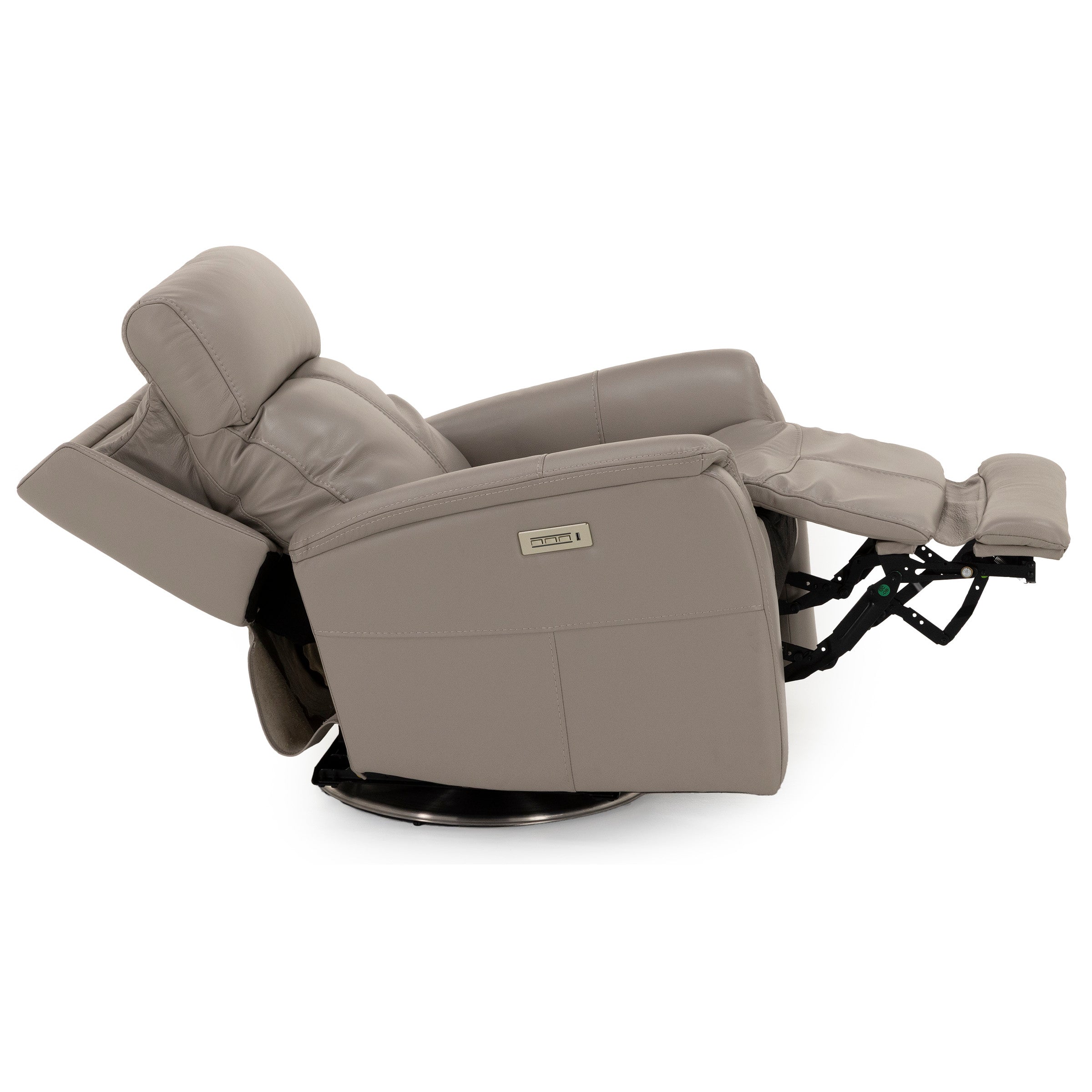 Flexsteel MOVE360 Leather Fully Loaded Swivel Recliner