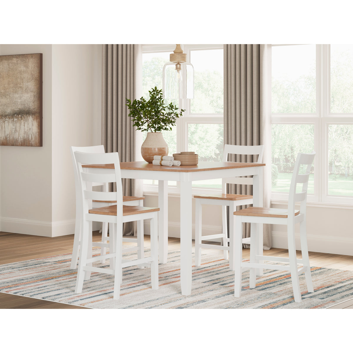 Caden 5-Pc. Counter Height Dining Set