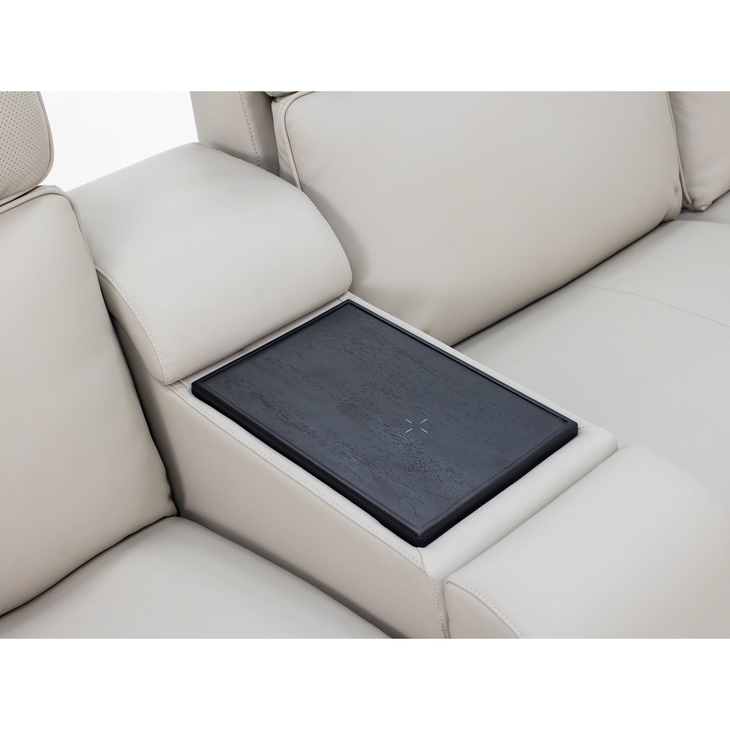 Percy Leather 7-Pc. Fully Loaded Wall Saver Modular With Immersive Audio, Heat And Massage