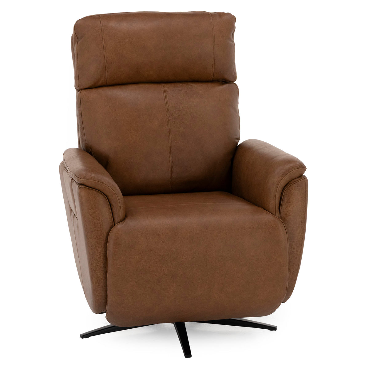Zen Cove Leather Fully Loaded Swivel Recliner with Heat, Massage, Storage Console and Wireless Remote