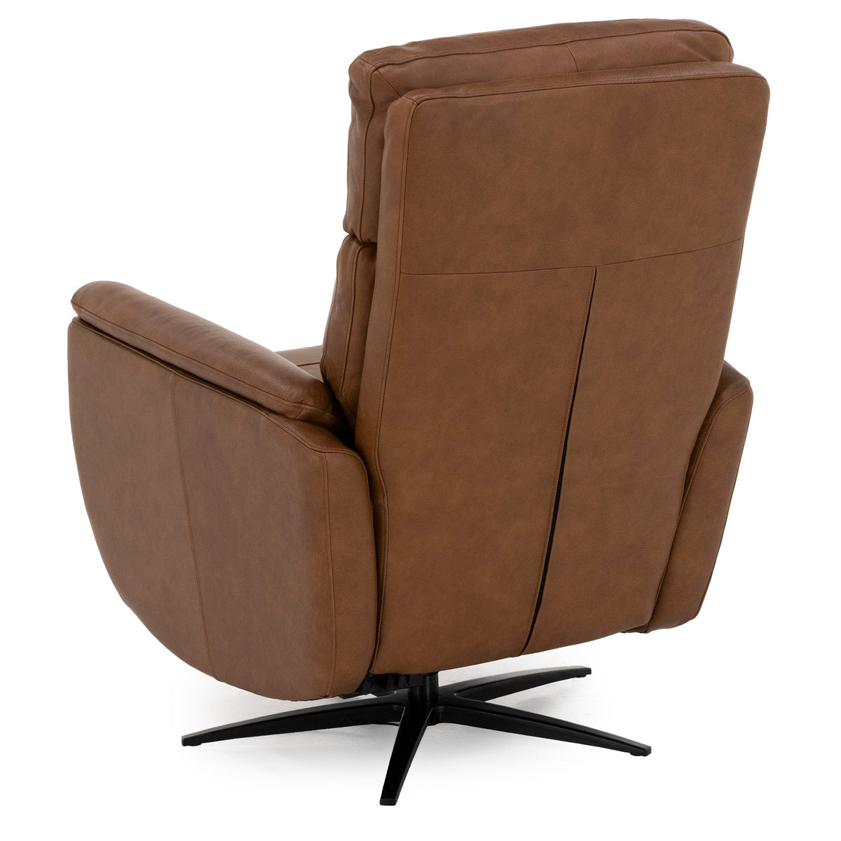 Zen Cove Leather Fully Loaded Swivel Recliner with Heat, Massage, Storage Console and Wireless Remote