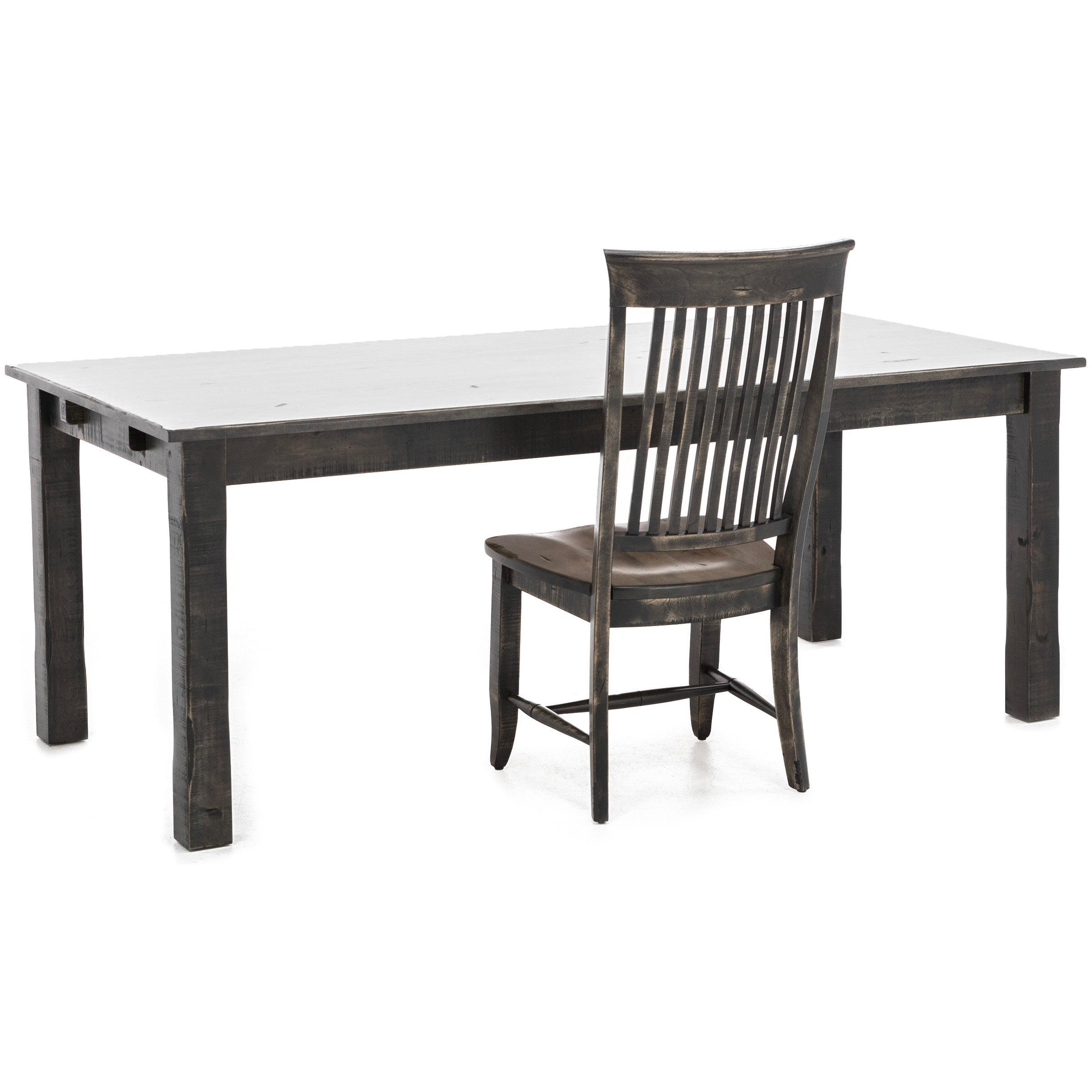 Canadel Champlain 78" Dining Table In 08 Shadow - 59 Davys Grey
