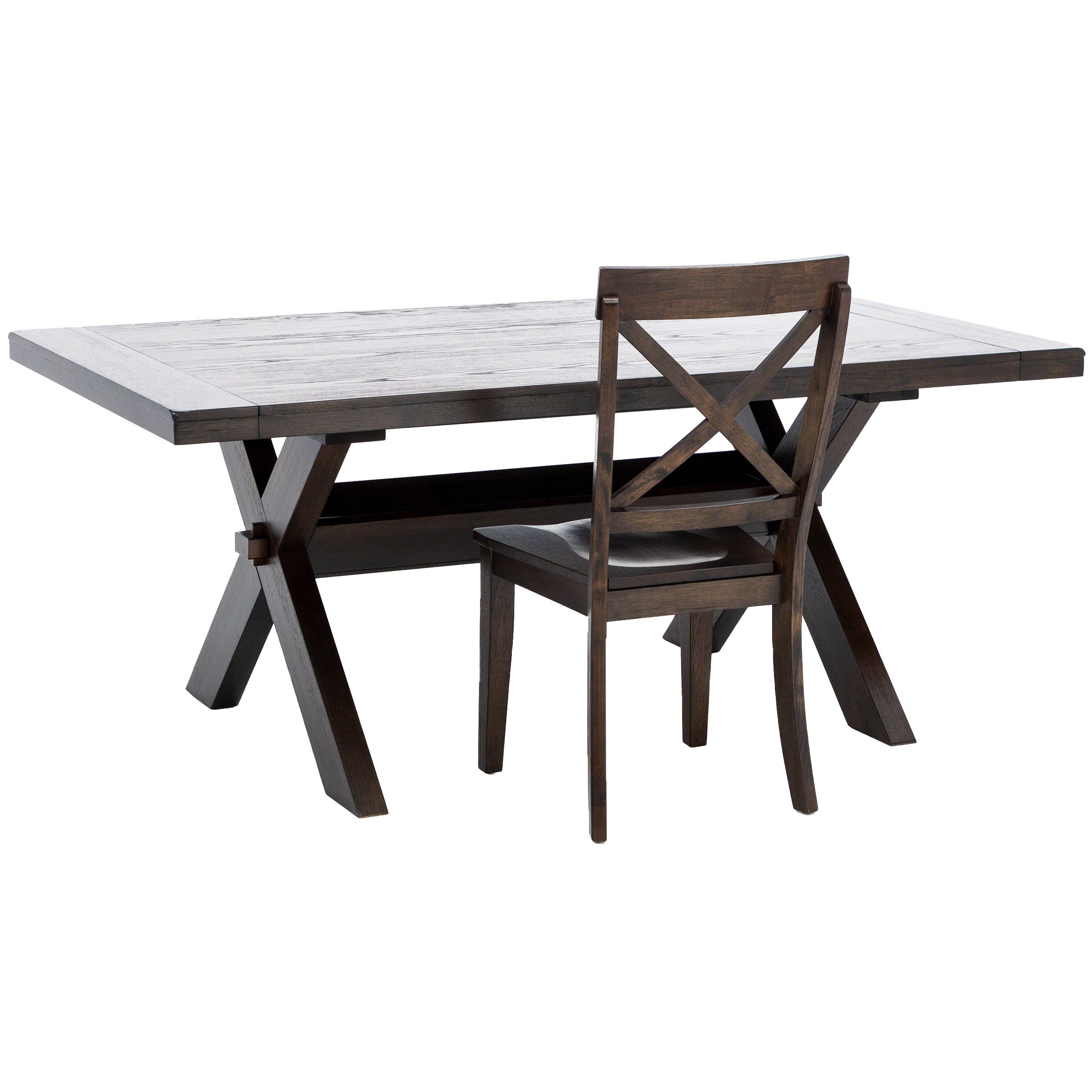 Direct DesignsÂ® Dakota II 72-96" Table With X-Base