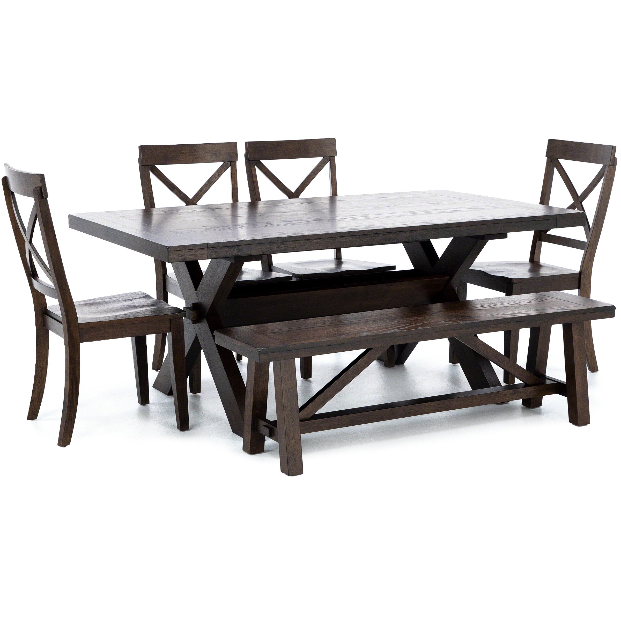 Direct DesignsÂ® Dakota II 72-96" Table With X-Base