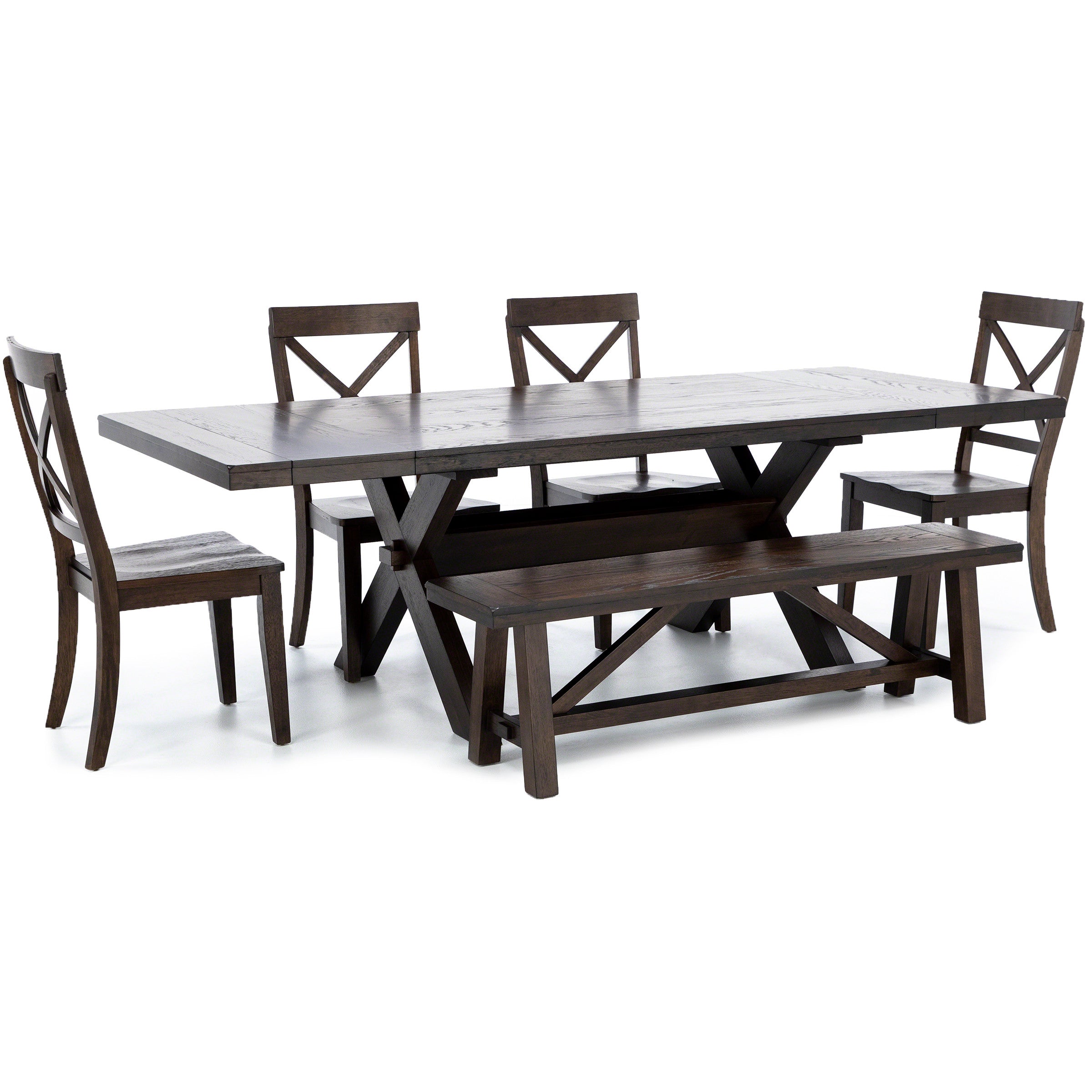 Direct DesignsÂ® Dakota II 72-96" Table With X-Base