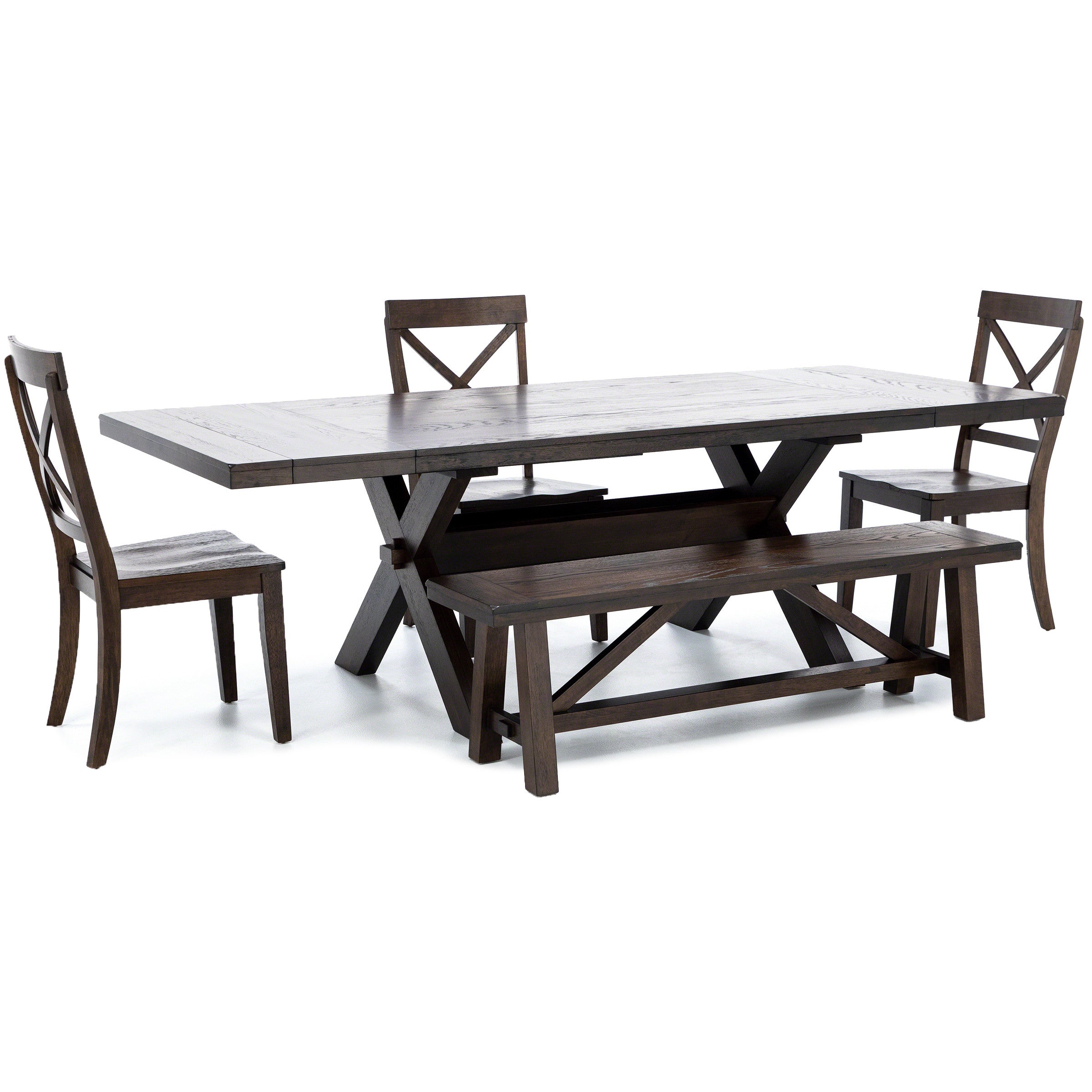 Direct DesignsÂ® Dakota II 72-96" Table With X-Base