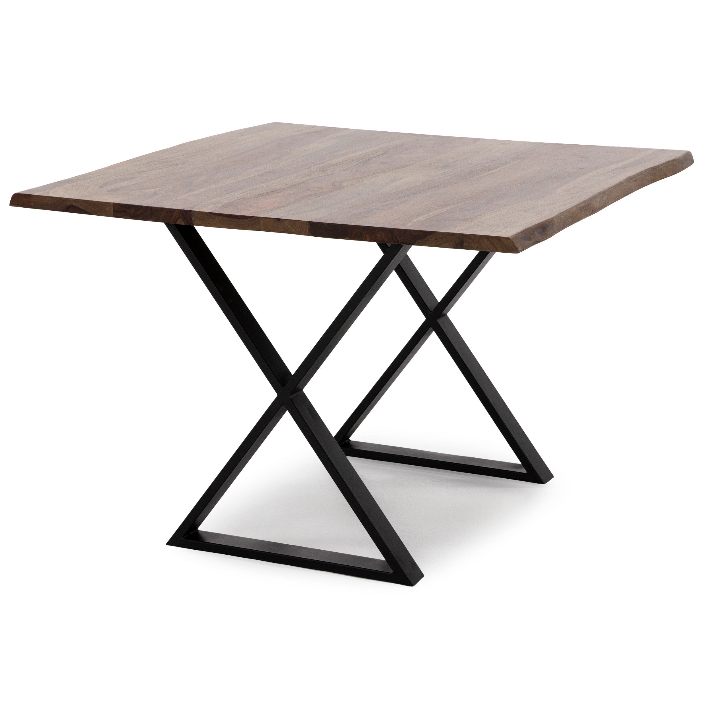 52" Live Edge Square Counter Table