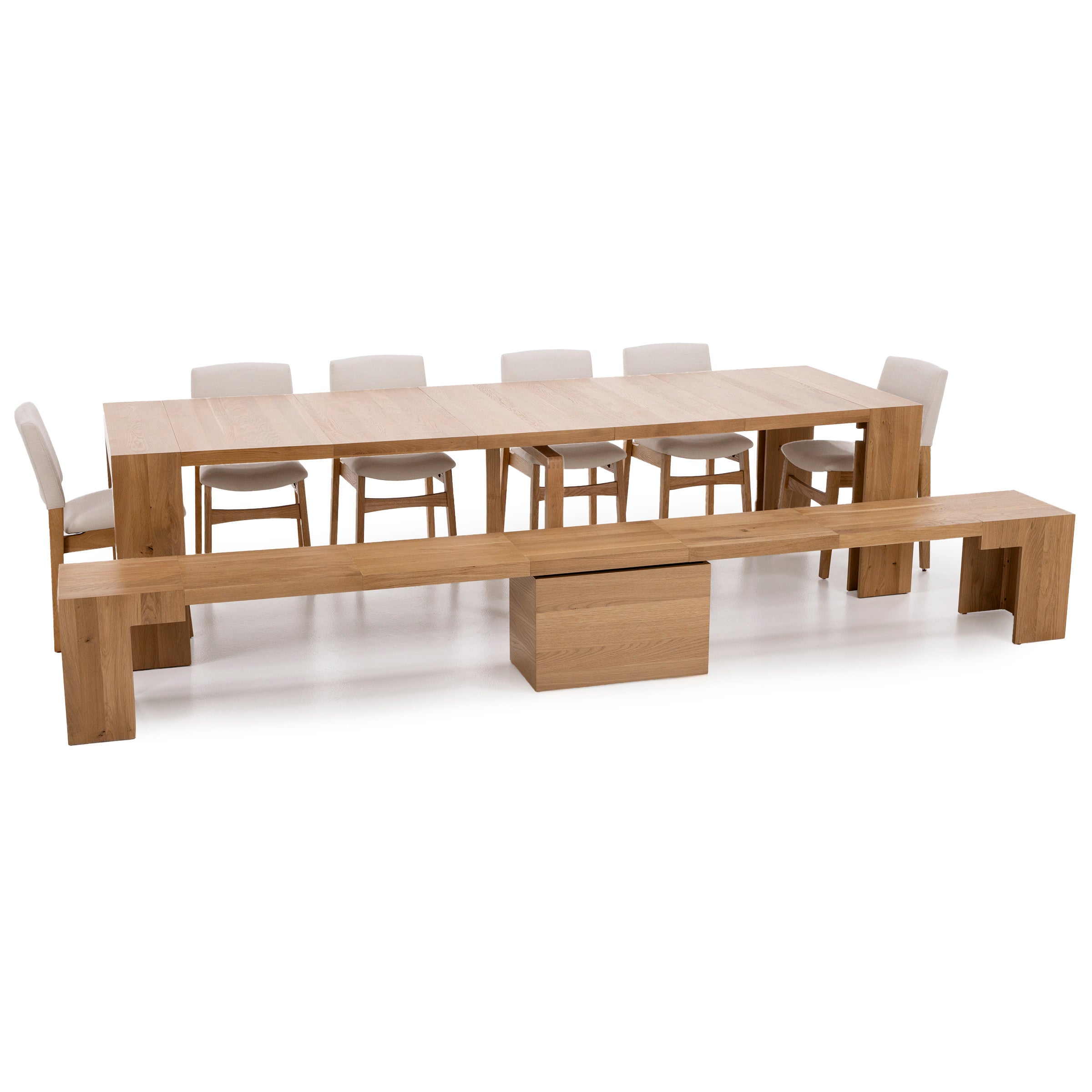 Transformer Dining Table - Extendable 18"-118"