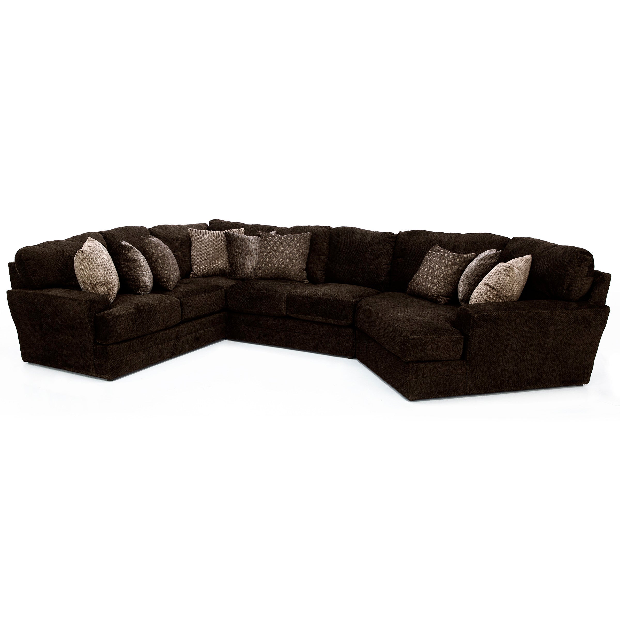 Snuggler 3-Pc. Piano Wedge Sectional